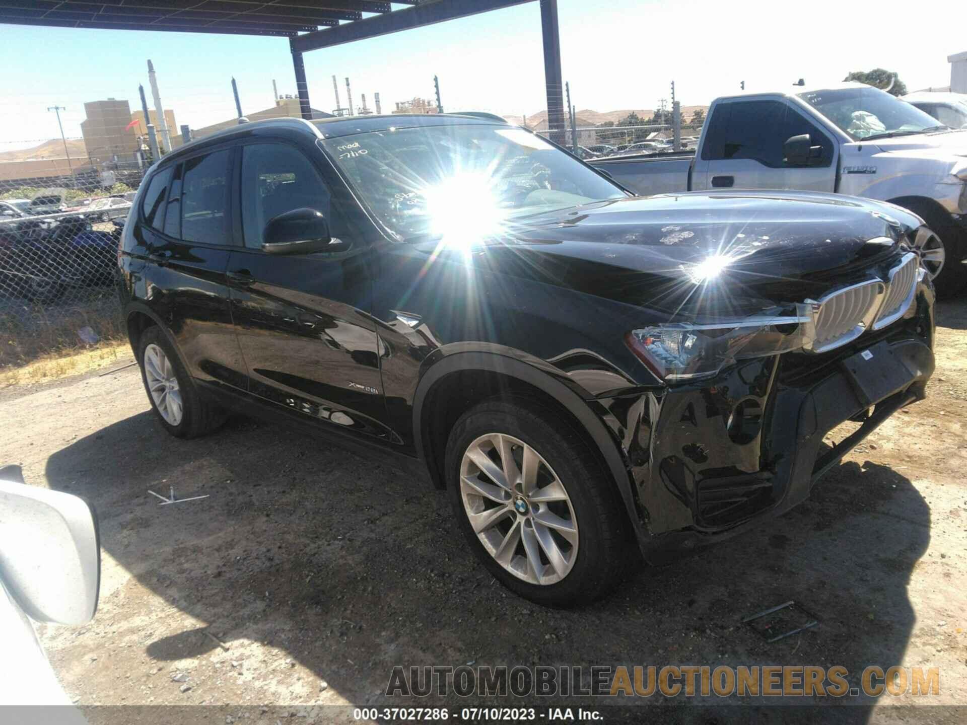 5UXWX9C38H0W78697 BMW X3 2017