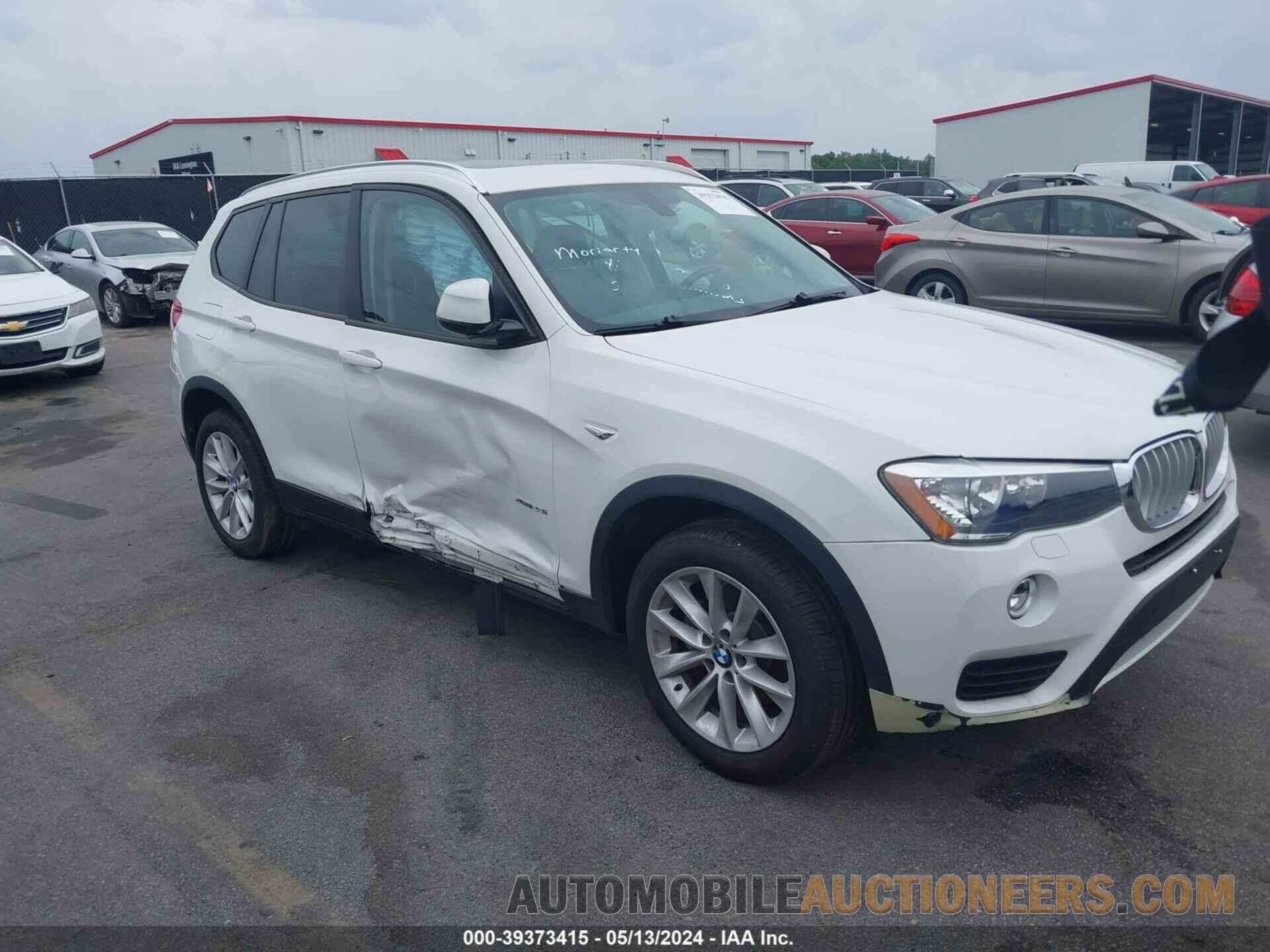 5UXWX9C38H0W79364 BMW X3 2017