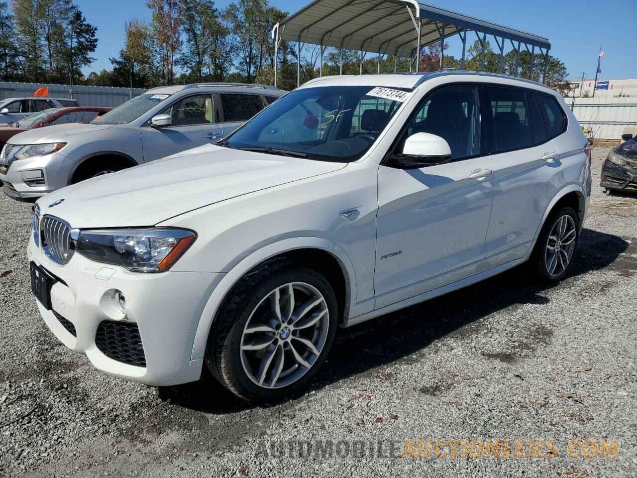 5UXWX9C39H0T18905 BMW X3 2017