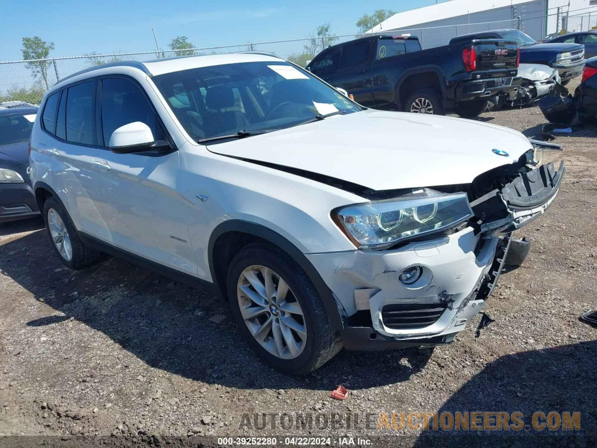 5UXWX9C39H0T20797 BMW X3 2017