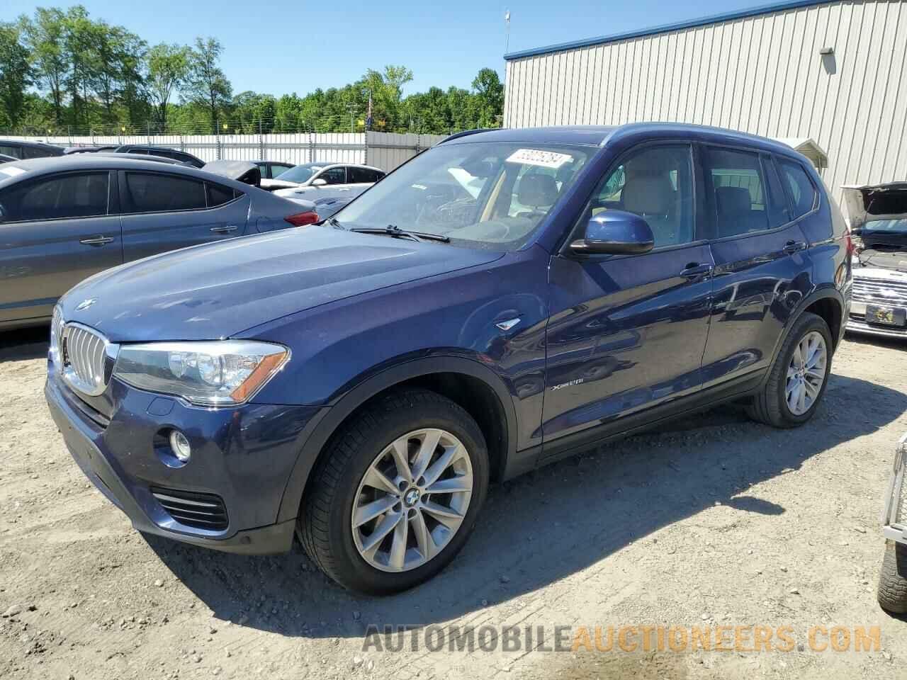 5UXWX9C39H0T21514 BMW X3 2017