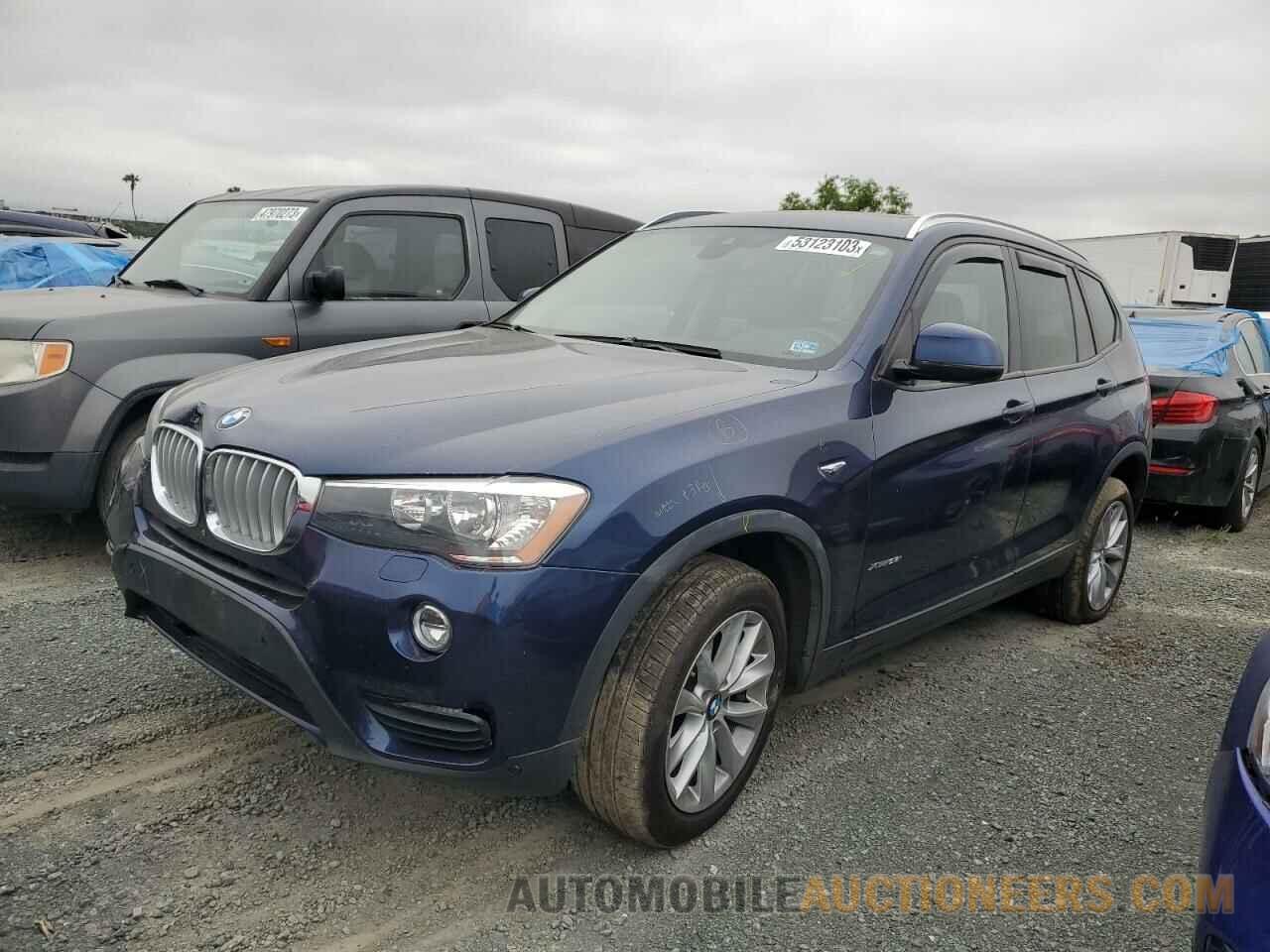 5UXWX9C39H0W72178 BMW X3 2017