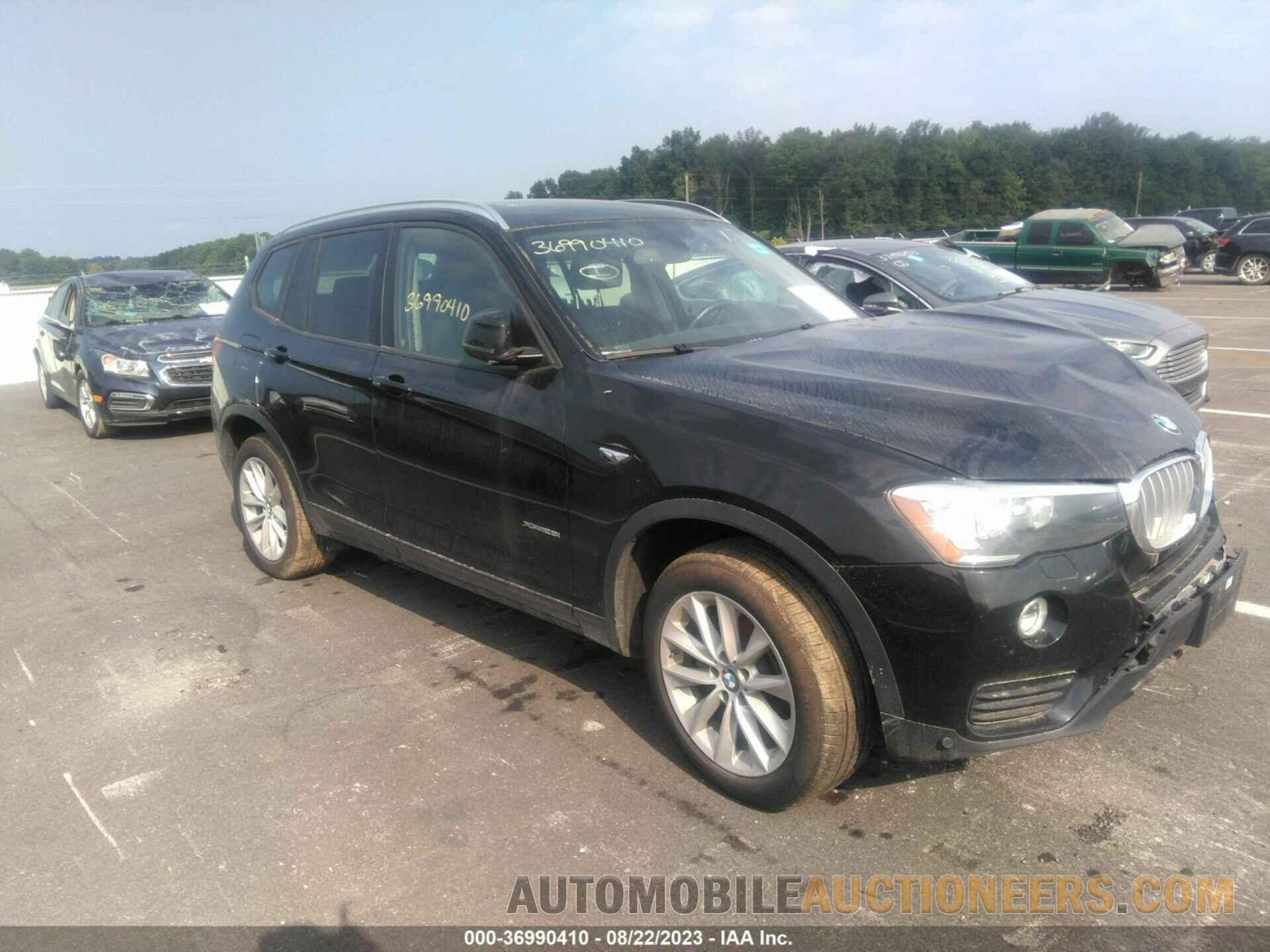 5UXWX9C39H0W74027 BMW X3 2017