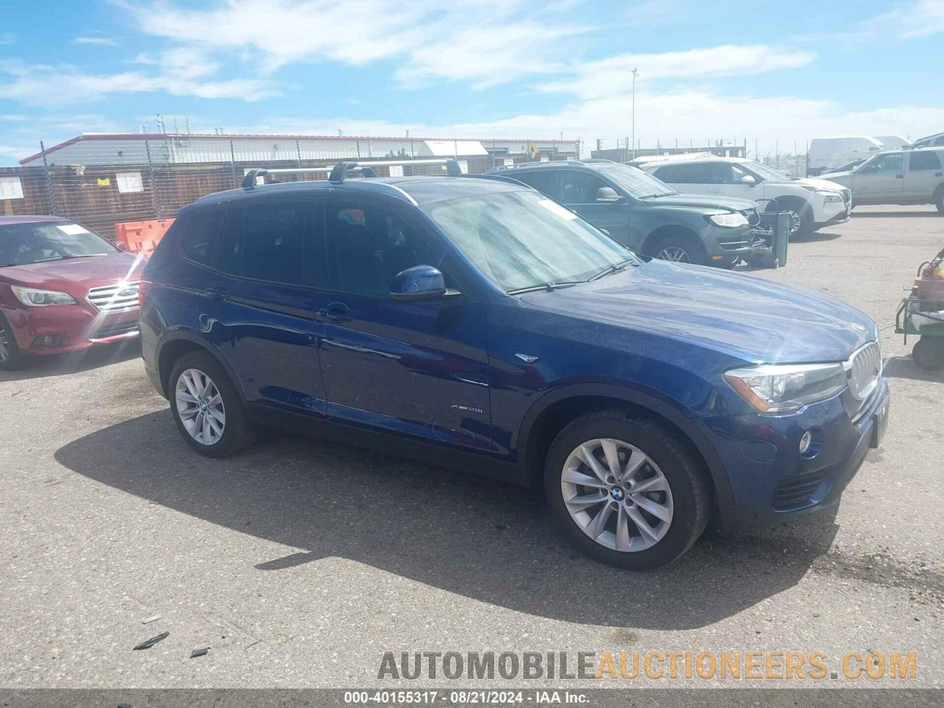 5UXWX9C39H0W76201 BMW X3 2017