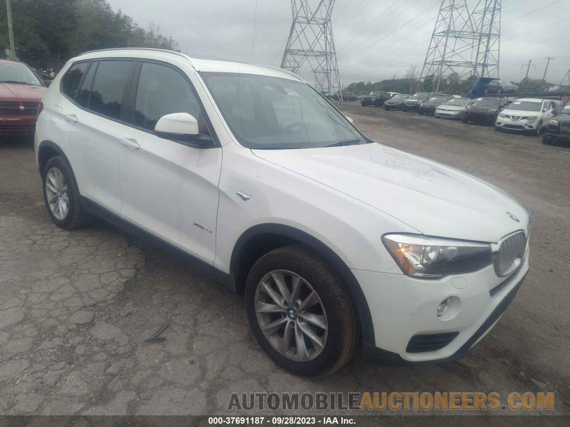 5UXWX9C39H0W77140 BMW X3 2017