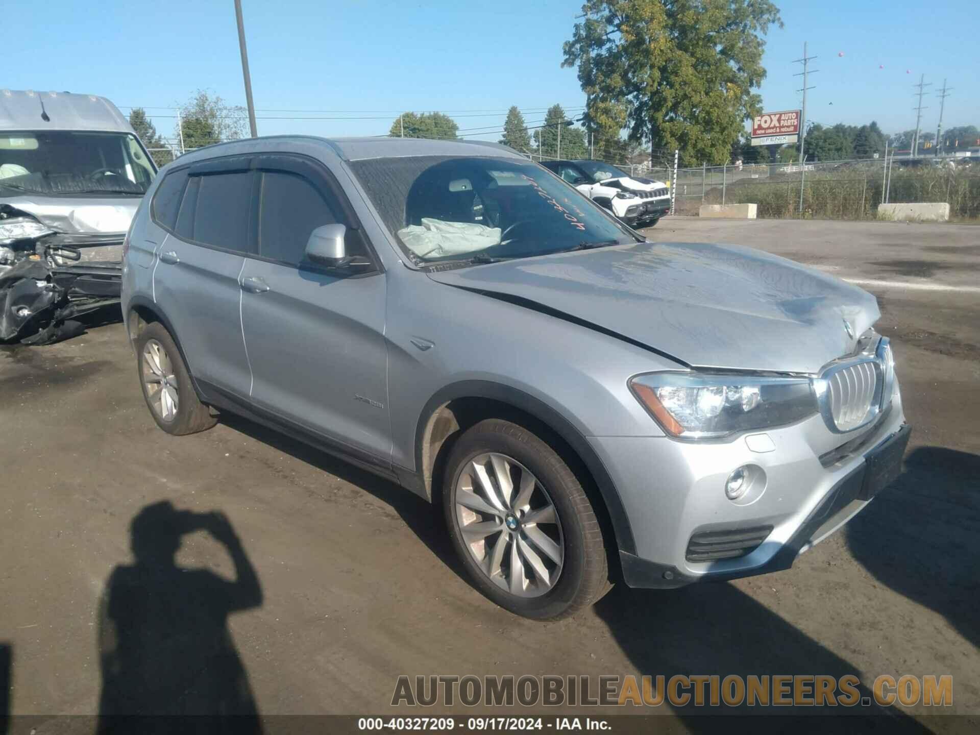 5UXWX9C39H0W78689 BMW X3 2017