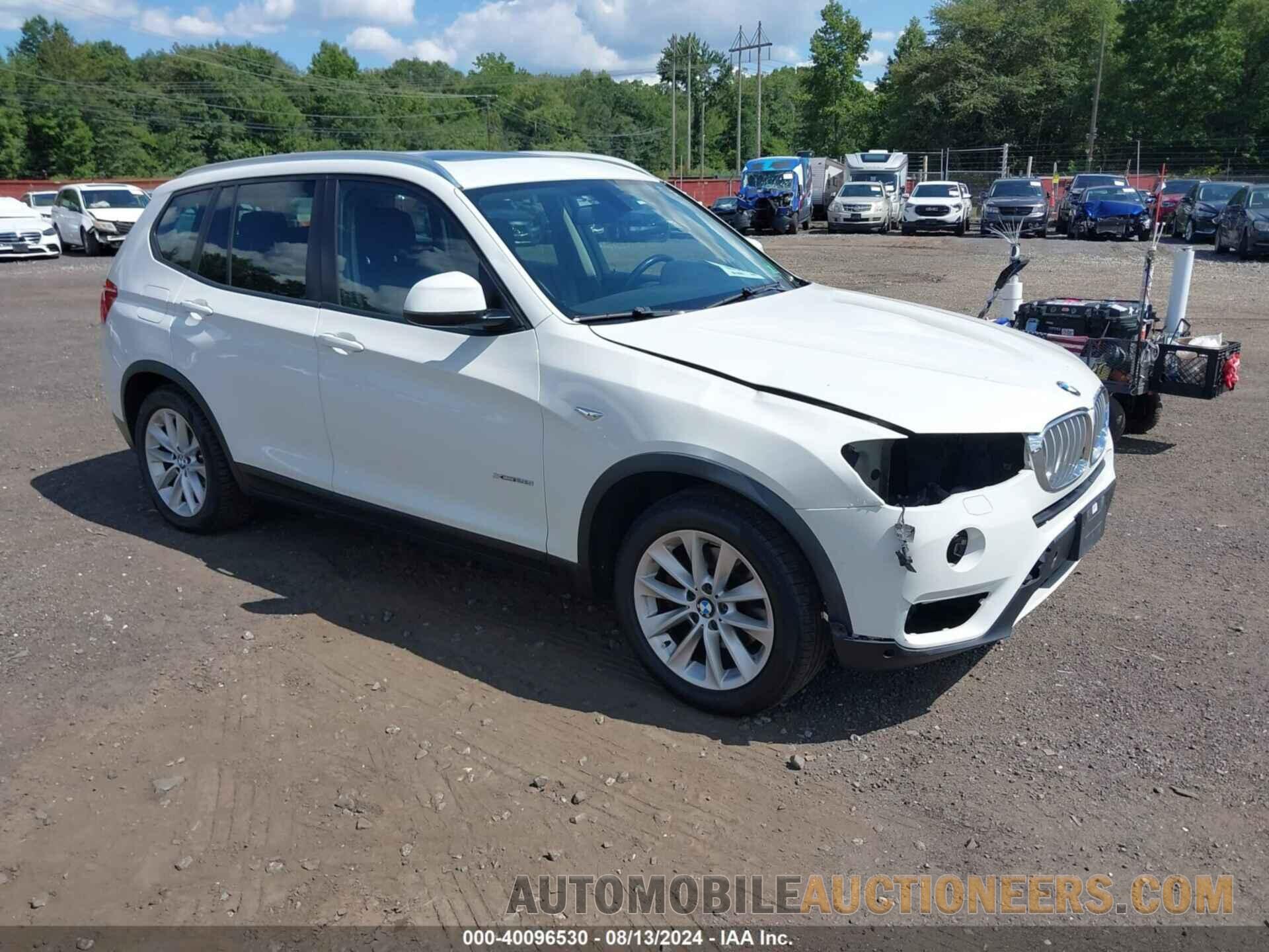 5UXWX9C3XH0T16922 BMW X3 2017