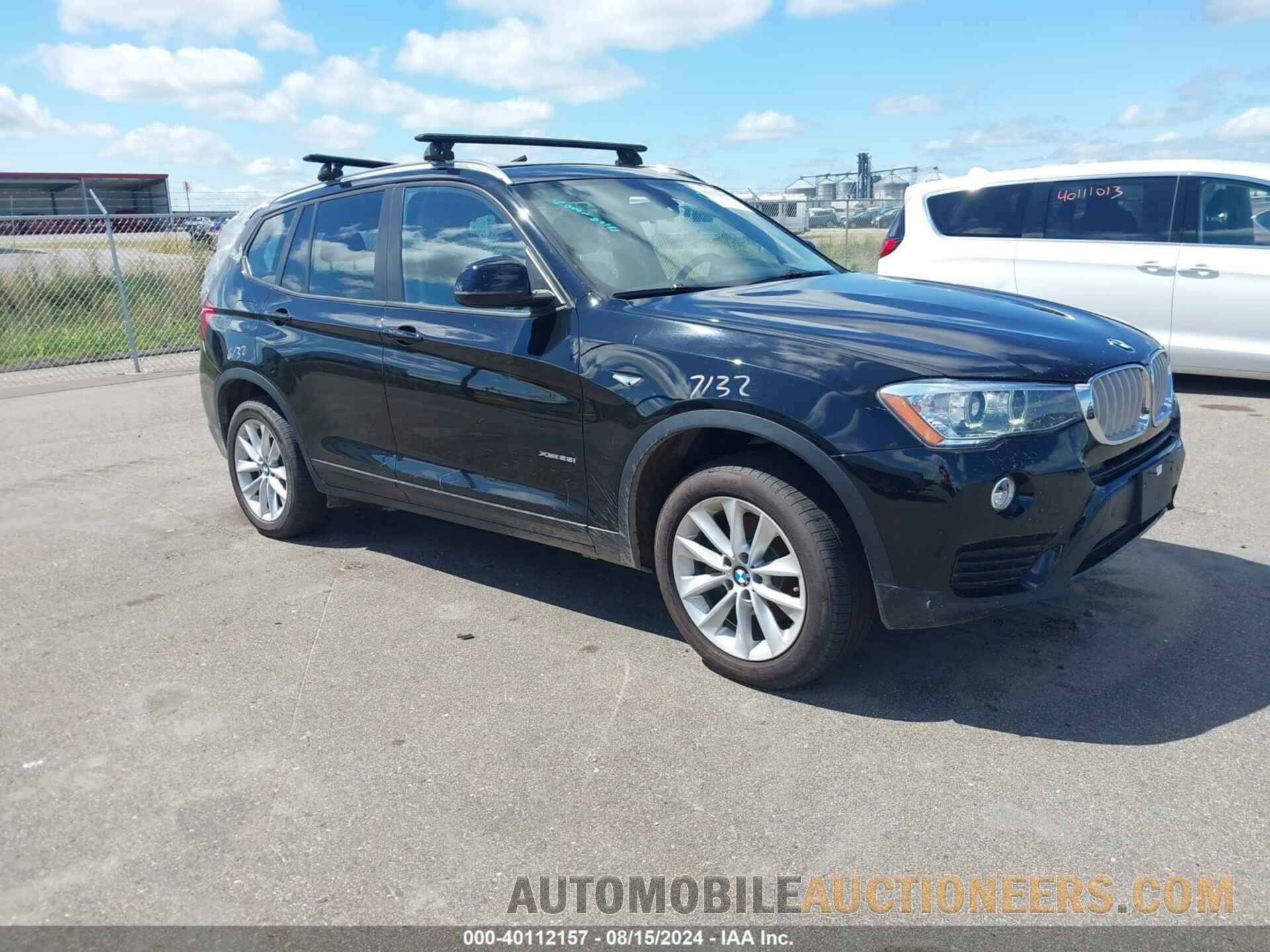 5UXWX9C3XH0T17522 BMW X3 2017