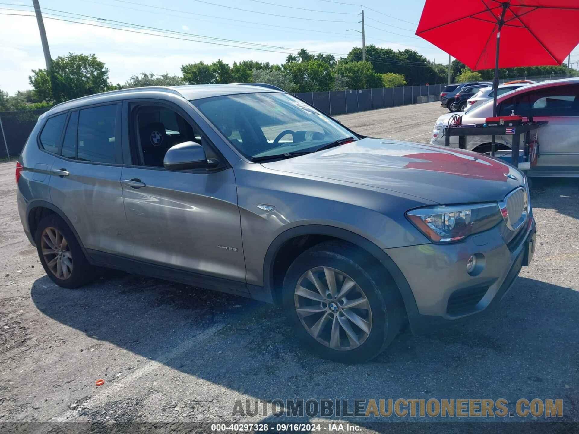 5UXWX9C3XH0T18637 BMW X3 2017