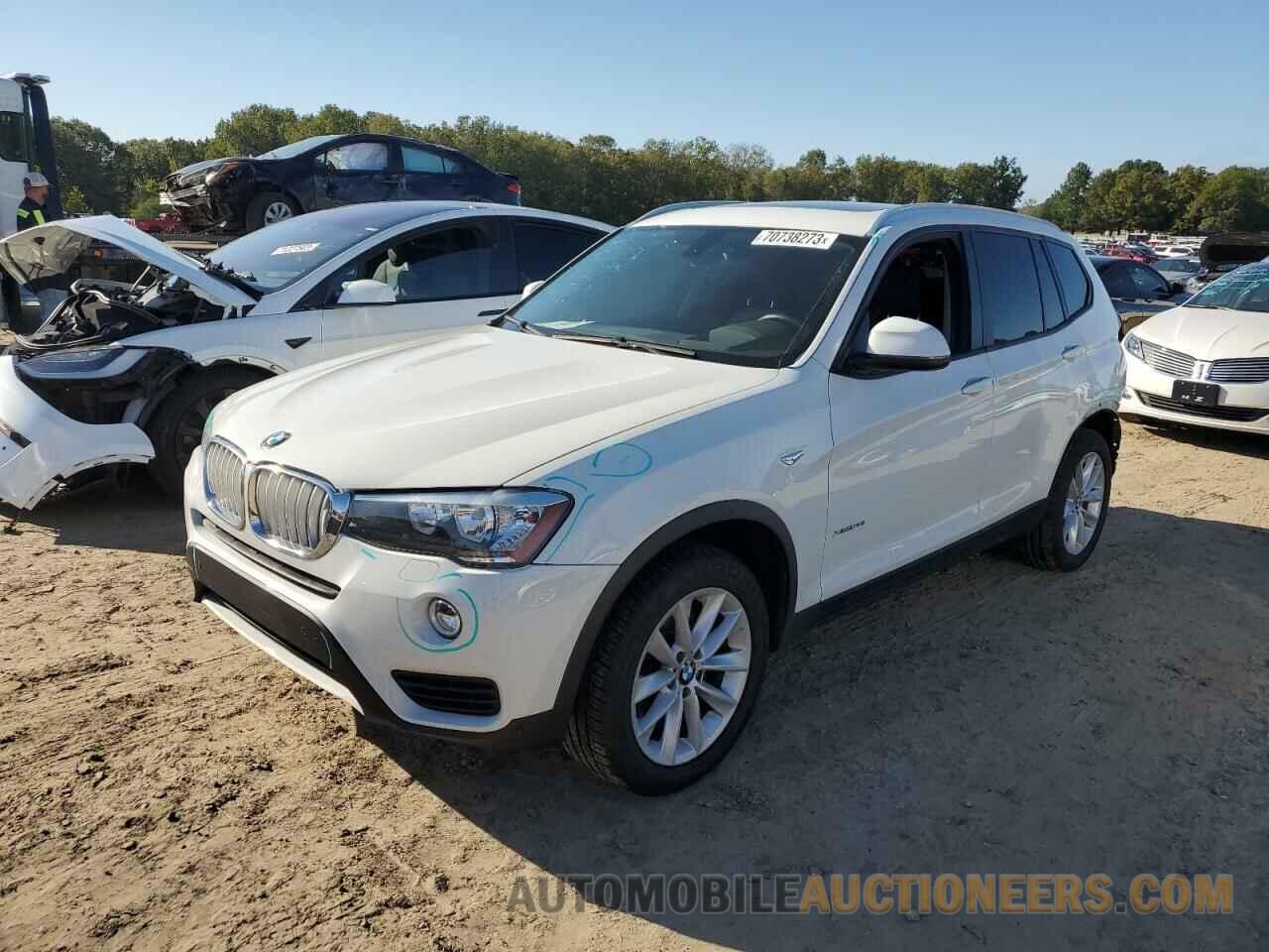 5UXWX9C3XH0T24387 BMW X3 2017