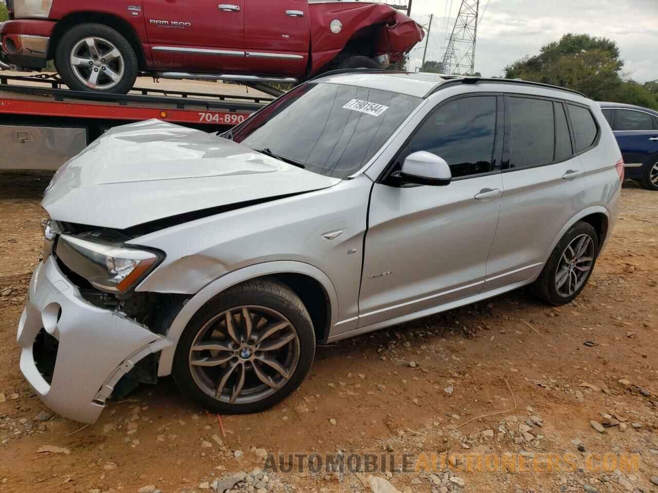 5UXWX9C3XH0W66521 BMW X3 2017