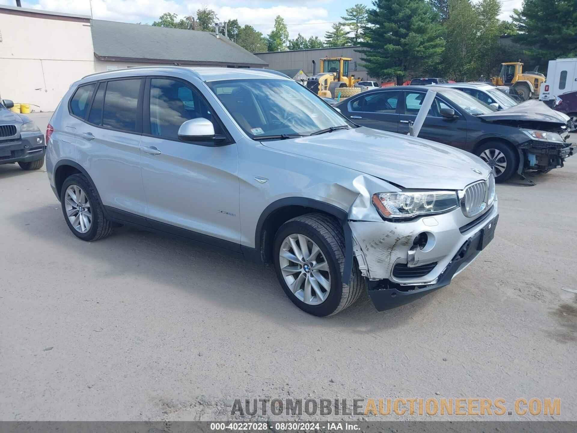 5UXWX9C3XH0W74926 BMW X3 2017