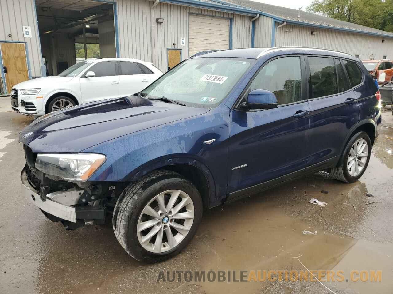 5UXWX9C3XH0W78619 BMW X3 2017