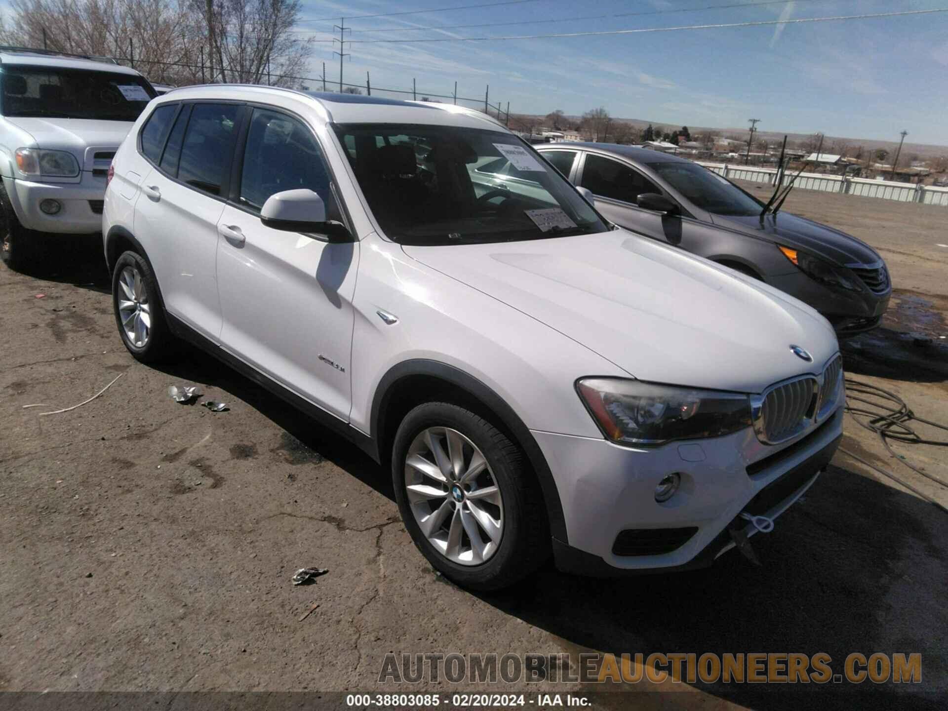 5UXWX9C50F0D44326 BMW X3 2015