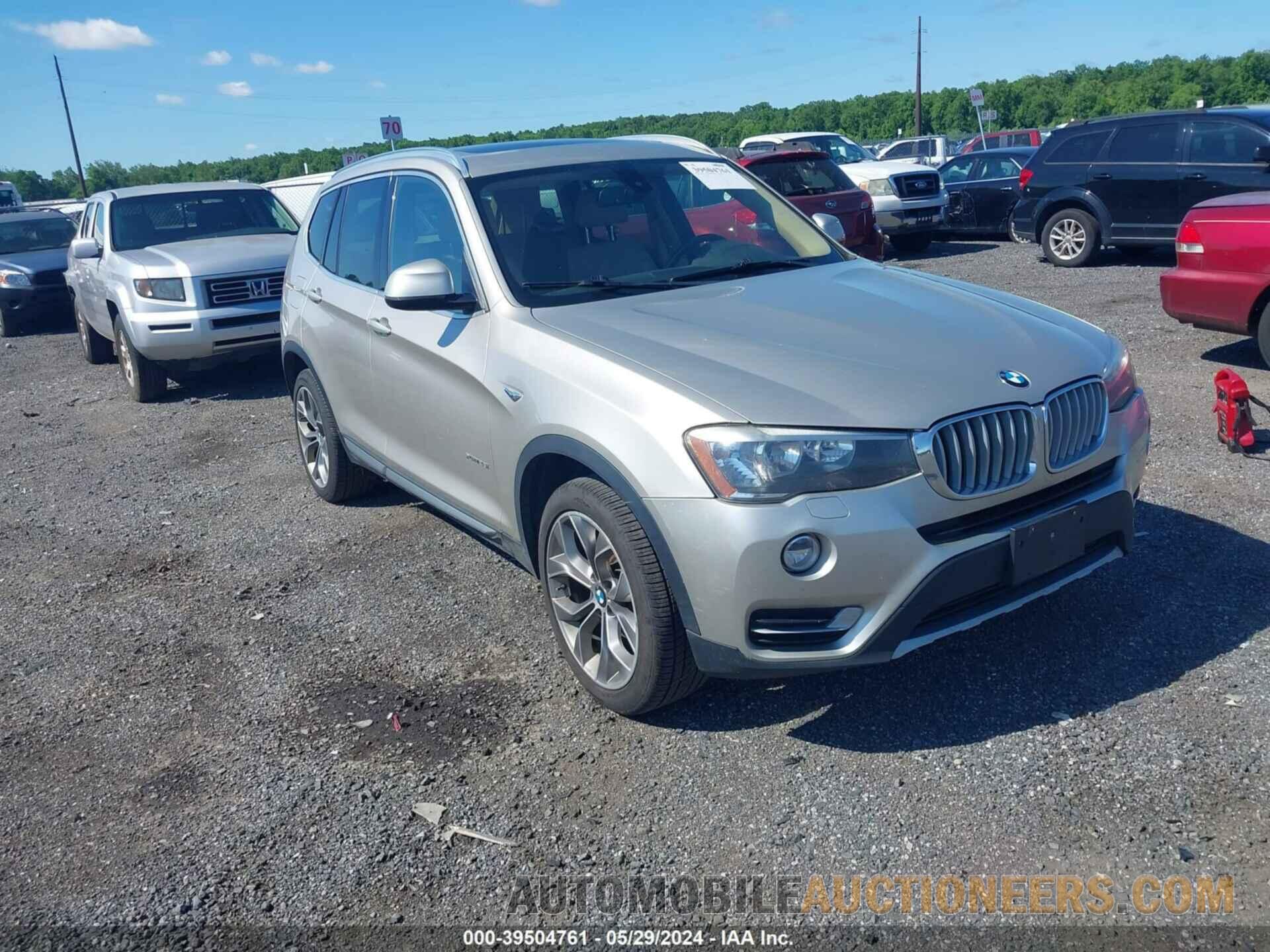 5UXWX9C50F0D45735 BMW X3 2015