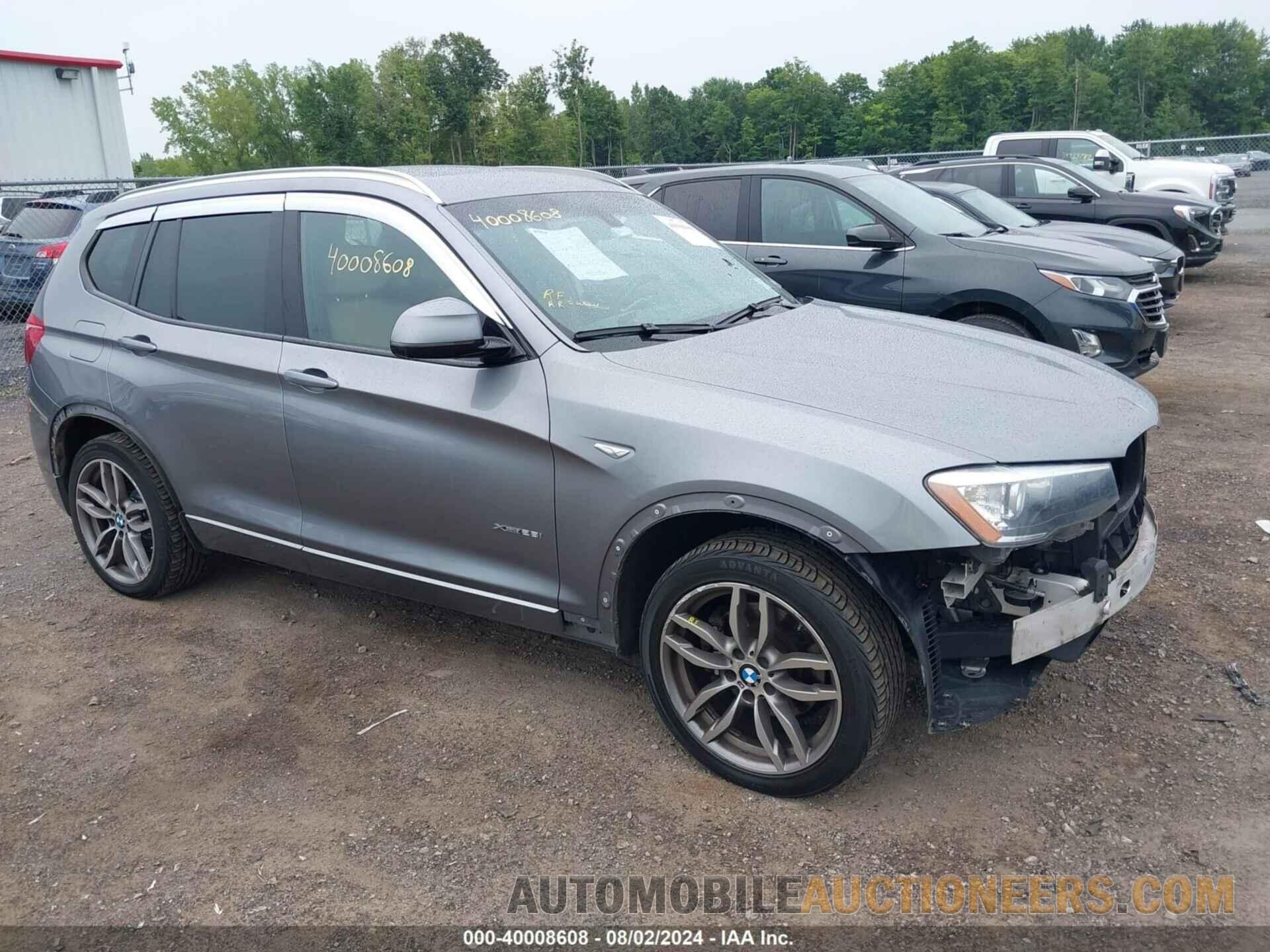 5UXWX9C50F0D47615 BMW X3 2015