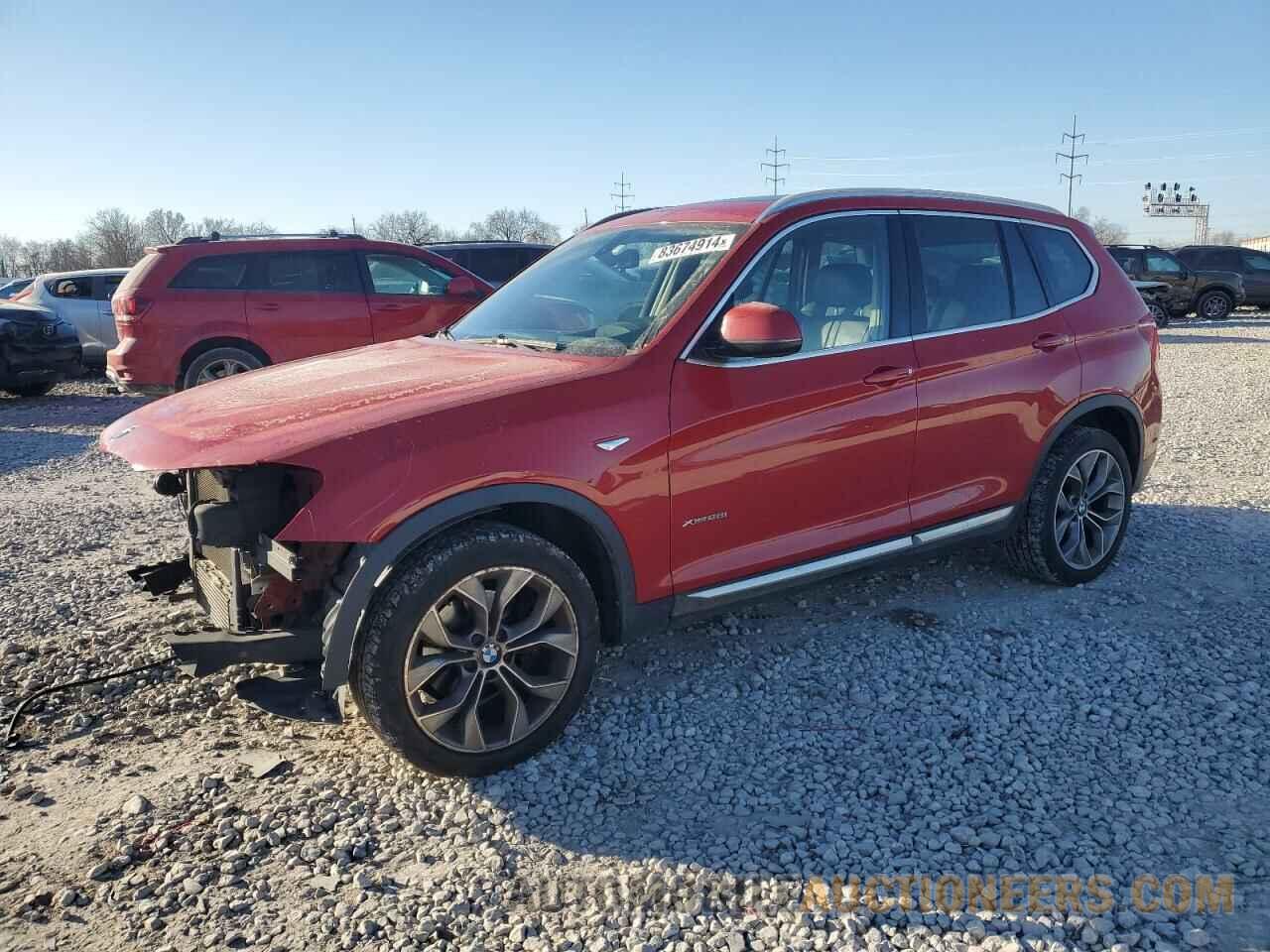 5UXWX9C50F0D48926 BMW X3 2015