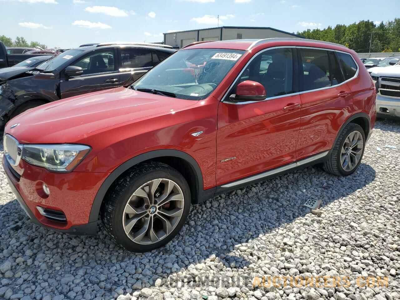 5UXWX9C50F0D50403 BMW X3 2015