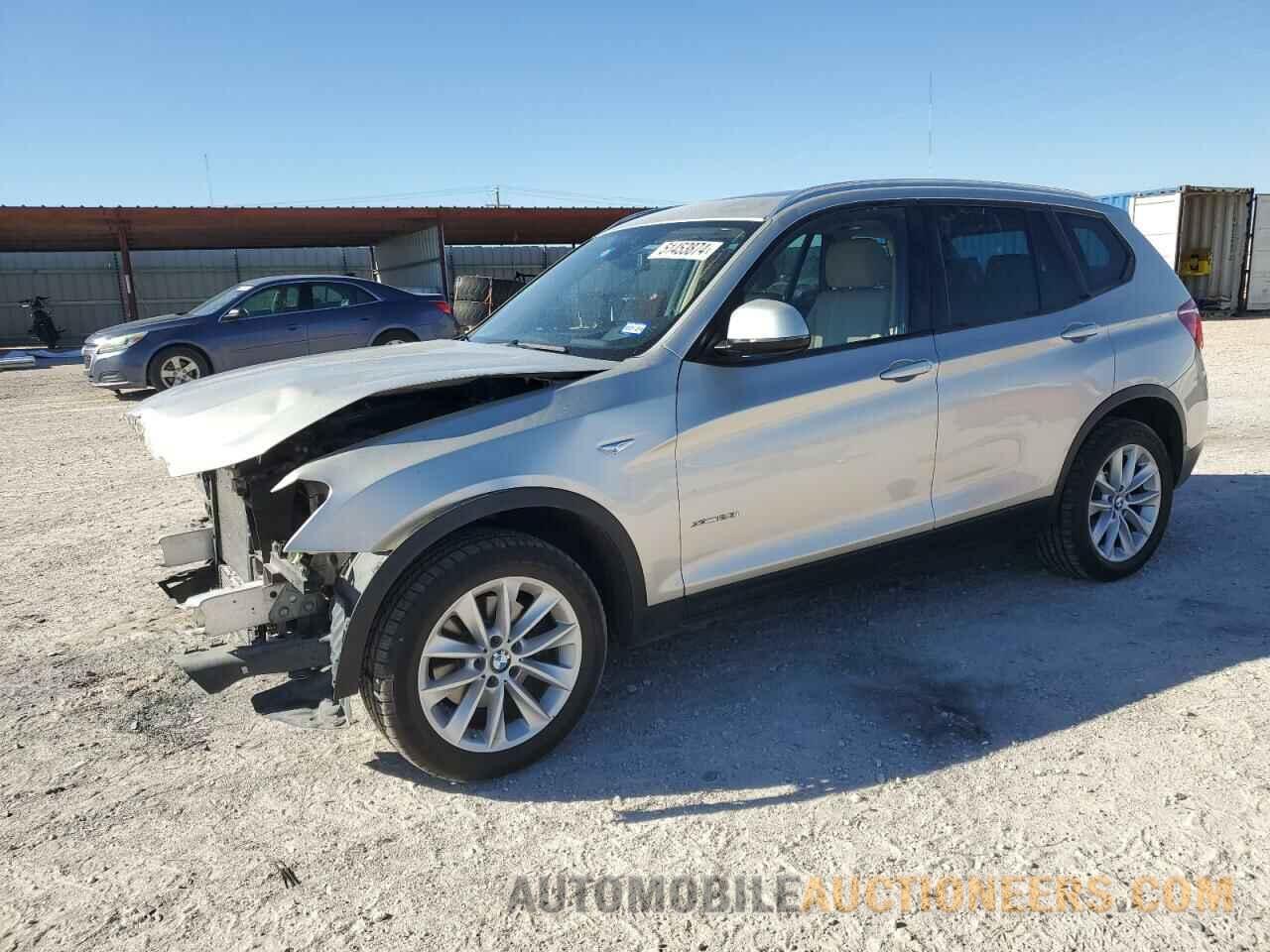 5UXWX9C50F0D60929 BMW X3 2015