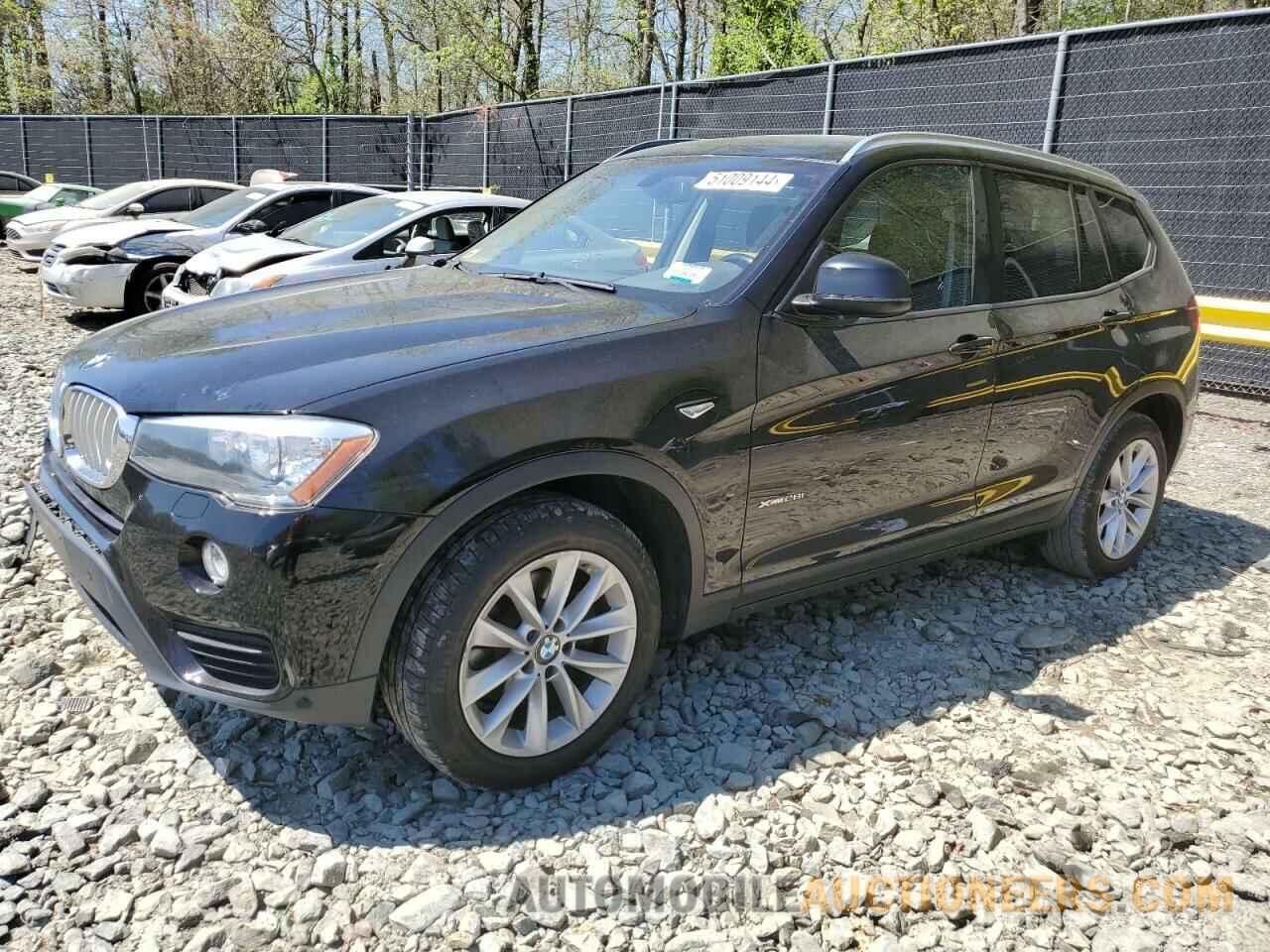 5UXWX9C50F0D61238 BMW X3 2015