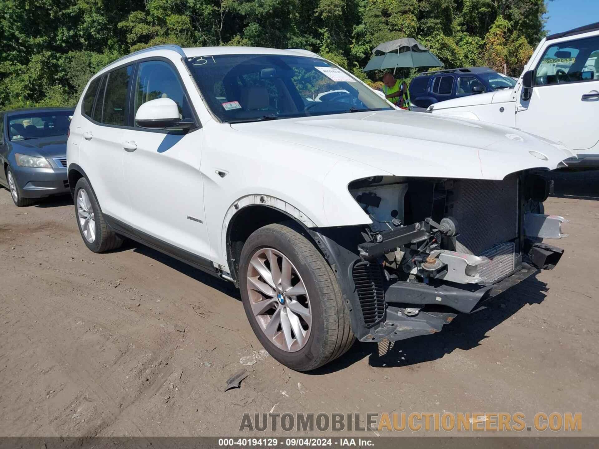 5UXWX9C50G0D65744 BMW X3 2016