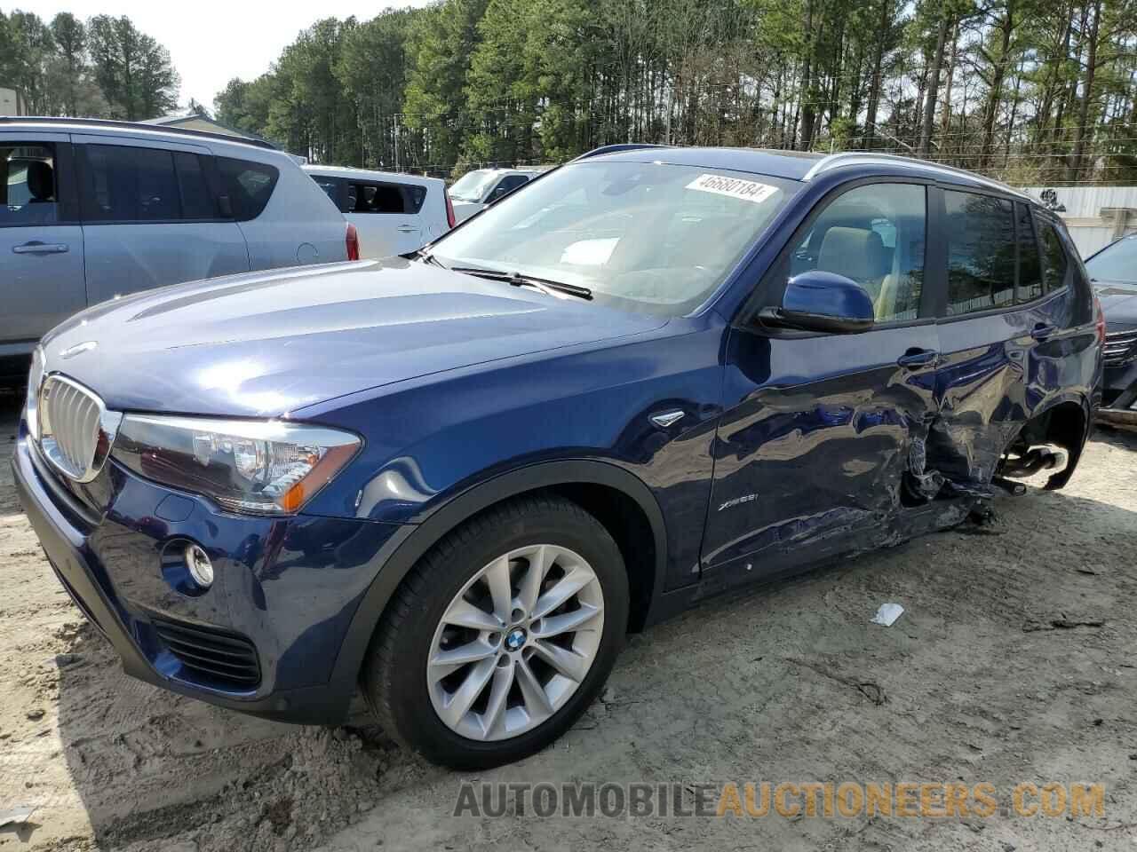 5UXWX9C50G0D67722 BMW X3 2016