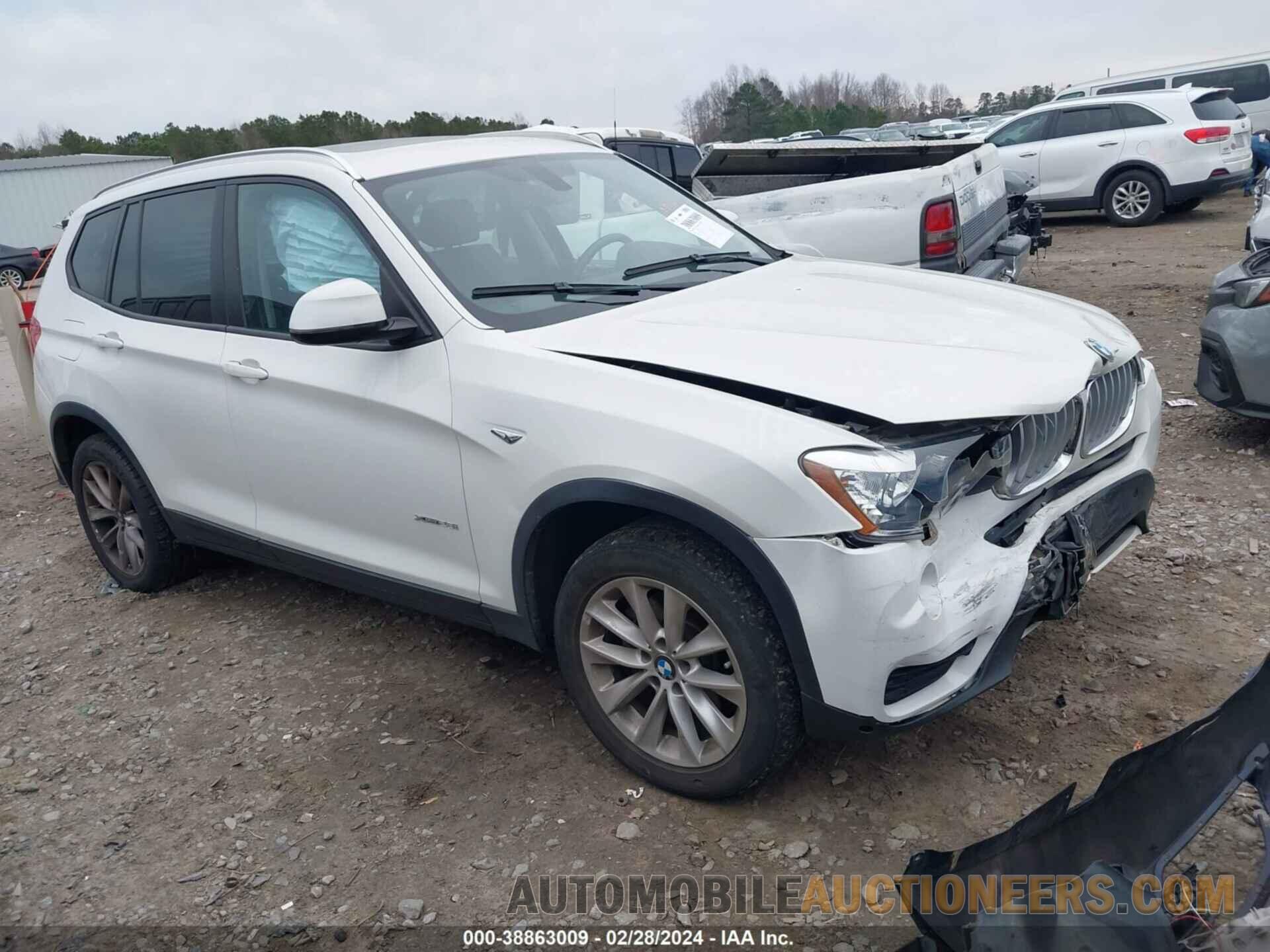 5UXWX9C50G0D71222 BMW X3 2016