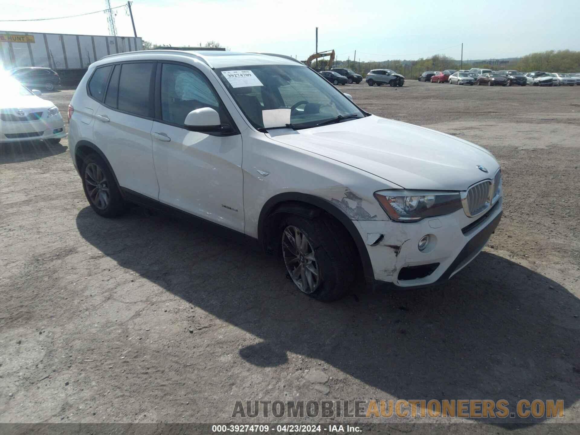 5UXWX9C50G0D72192 BMW X3 2016