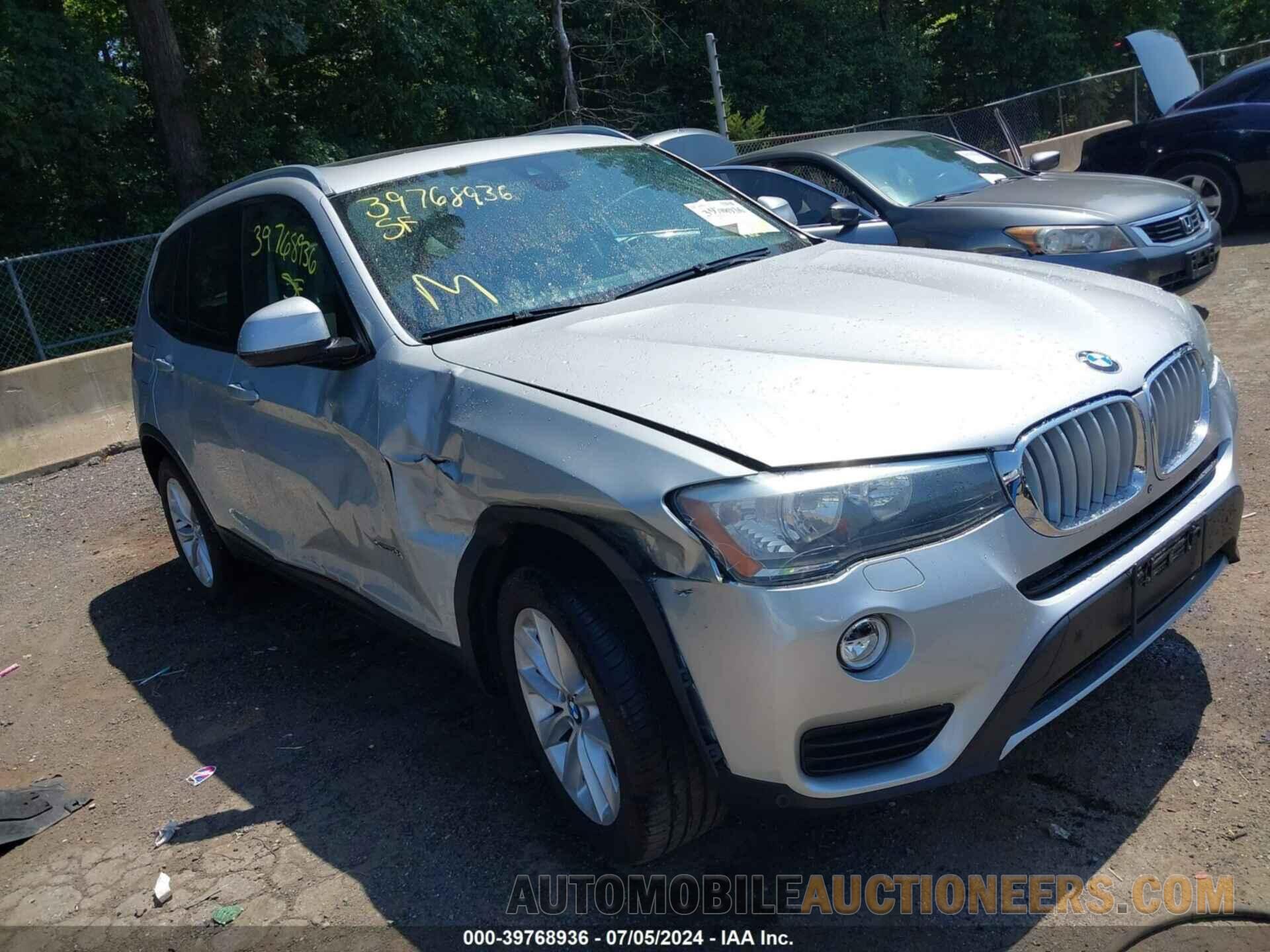 5UXWX9C50G0D73844 BMW X3 2016