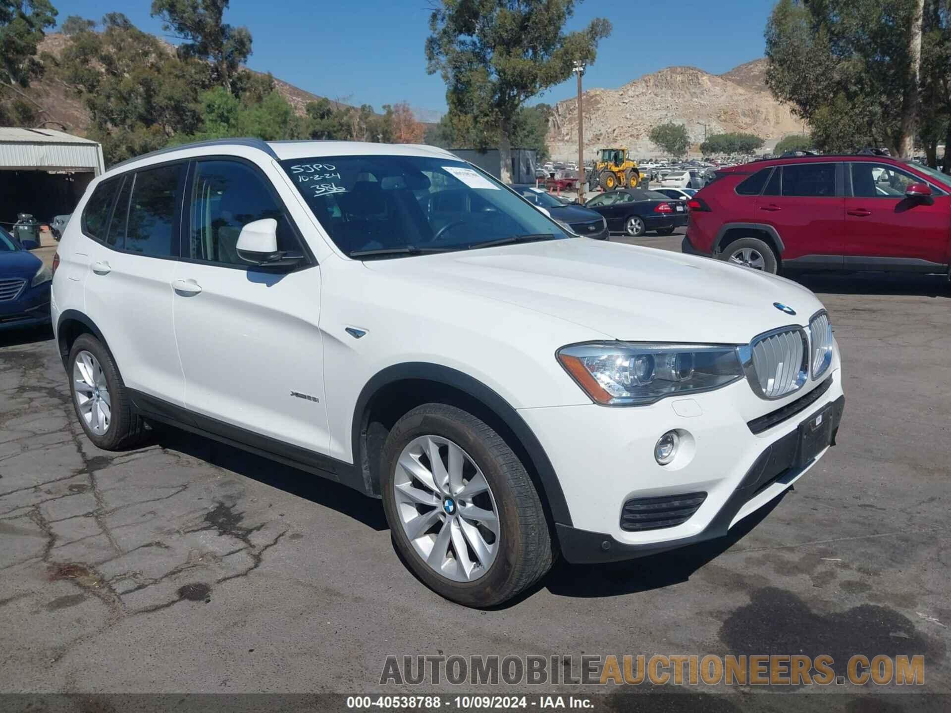 5UXWX9C50G0D80339 BMW X3 2016