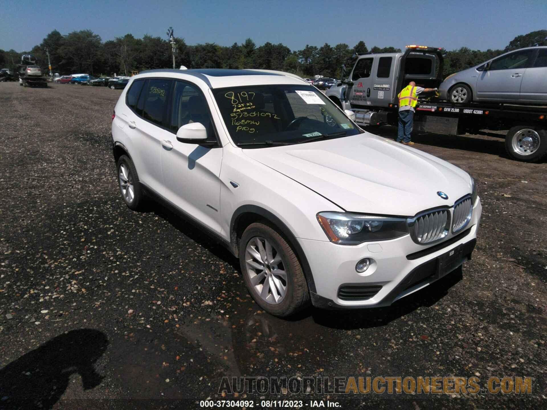 5UXWX9C50G0D81734 BMW X3 2016