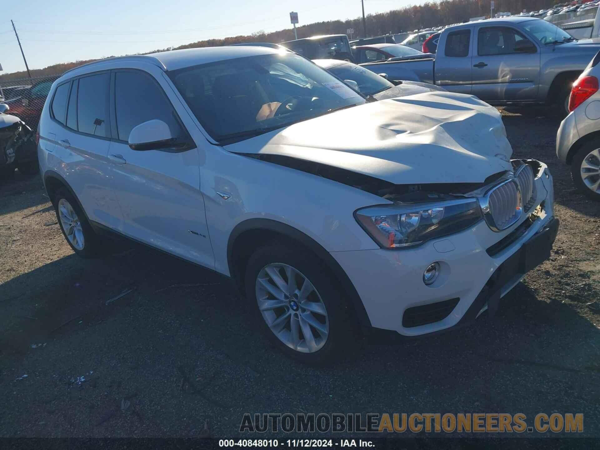 5UXWX9C50G0D81748 BMW X3 2016