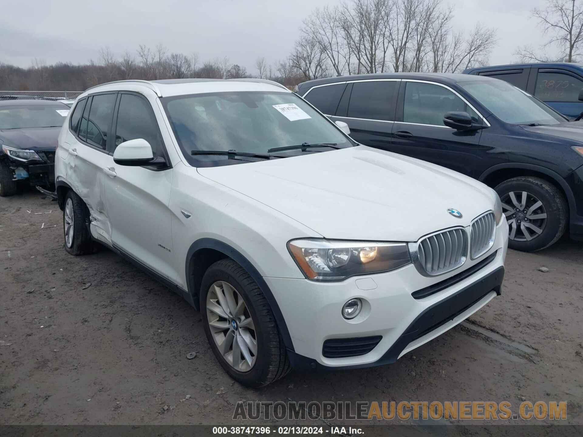 5UXWX9C50G0D90921 BMW X3 2016