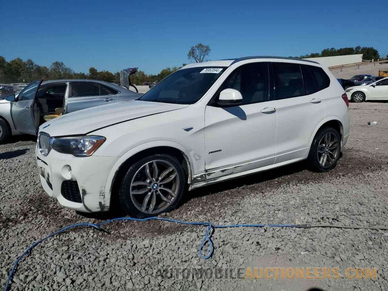 5UXWX9C50G0D93785 BMW X3 2016