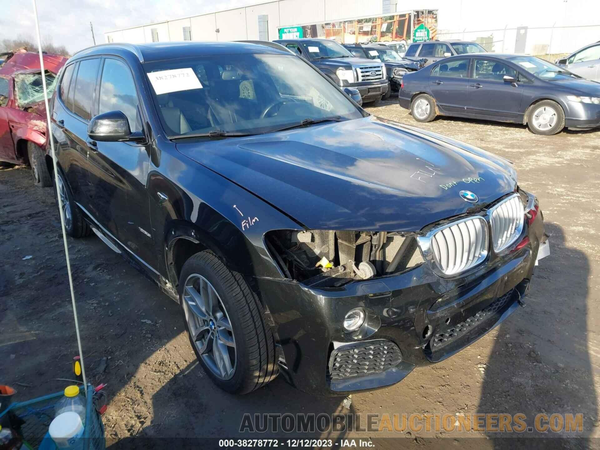 5UXWX9C50G0D93933 BMW X3 2016