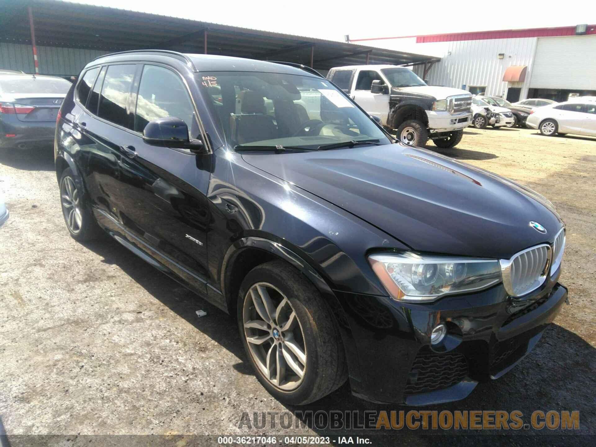 5UXWX9C50G0D94953 BMW X3 2016