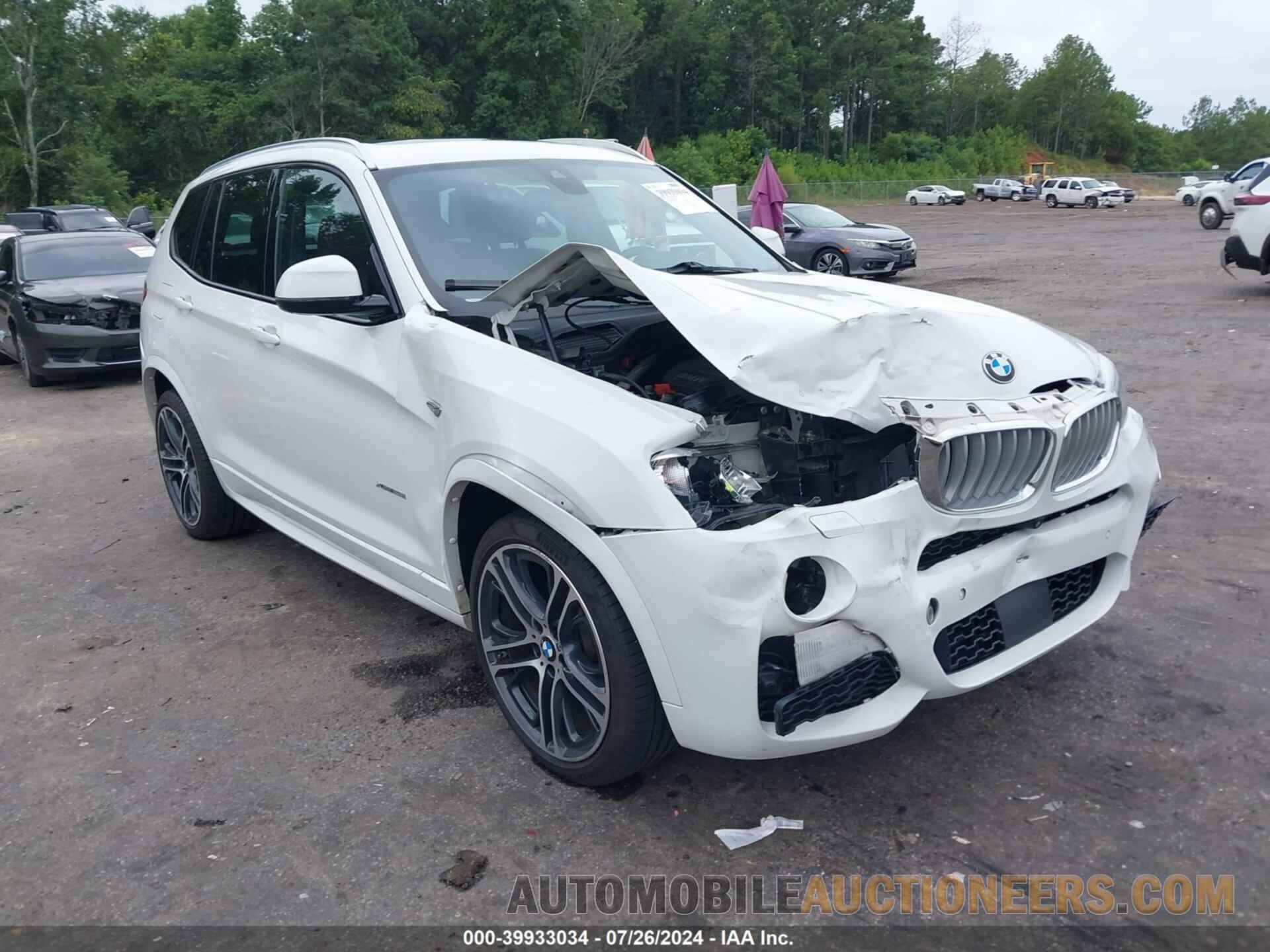 5UXWX9C50H0D97093 BMW X3 2017