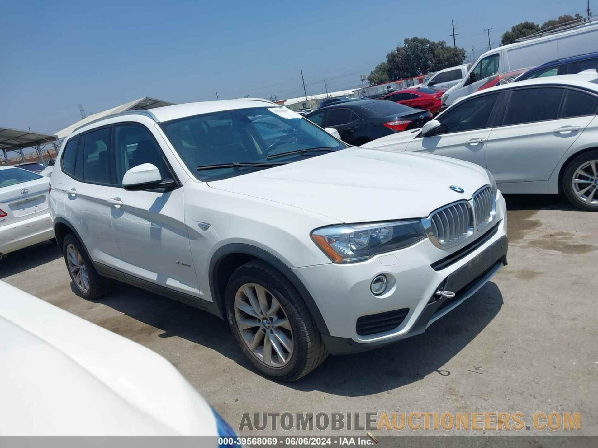 5UXWX9C50H0D97353 BMW X3 2017