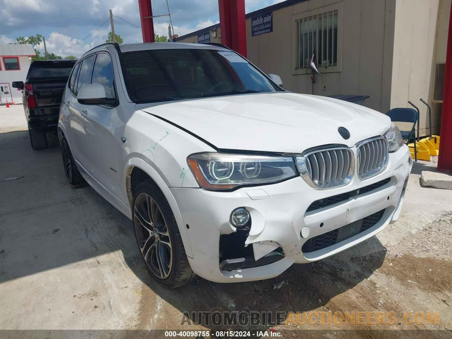 5UXWX9C50H0D99538 BMW X3 2017