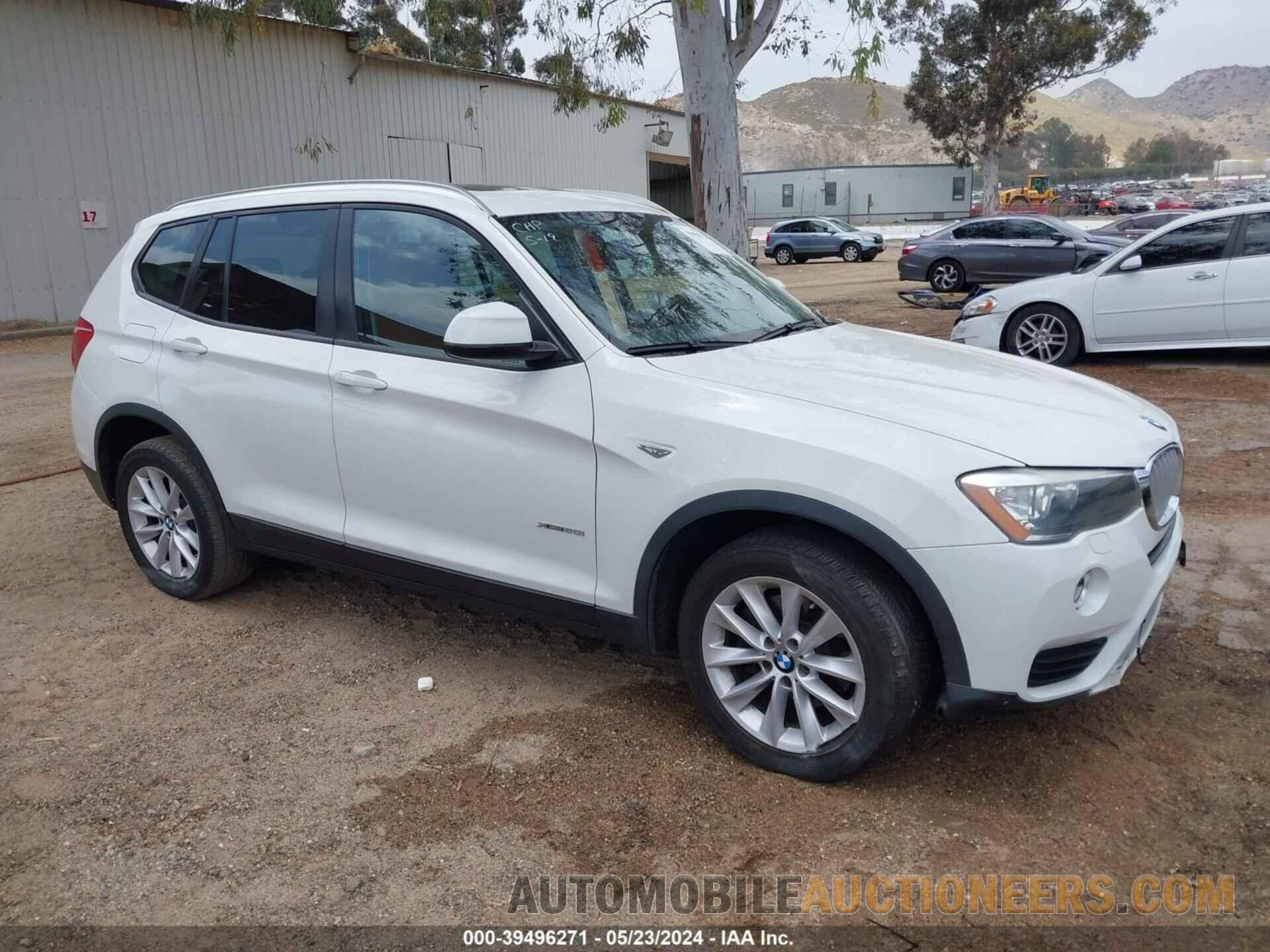 5UXWX9C50H0T01833 BMW X3 2017