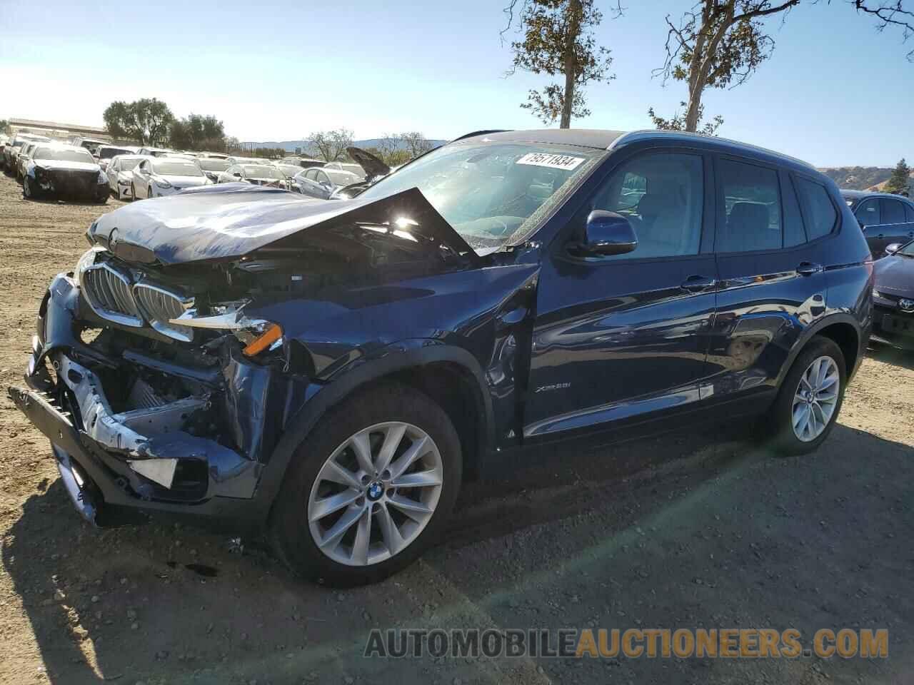 5UXWX9C50H0T03890 BMW X3 2017