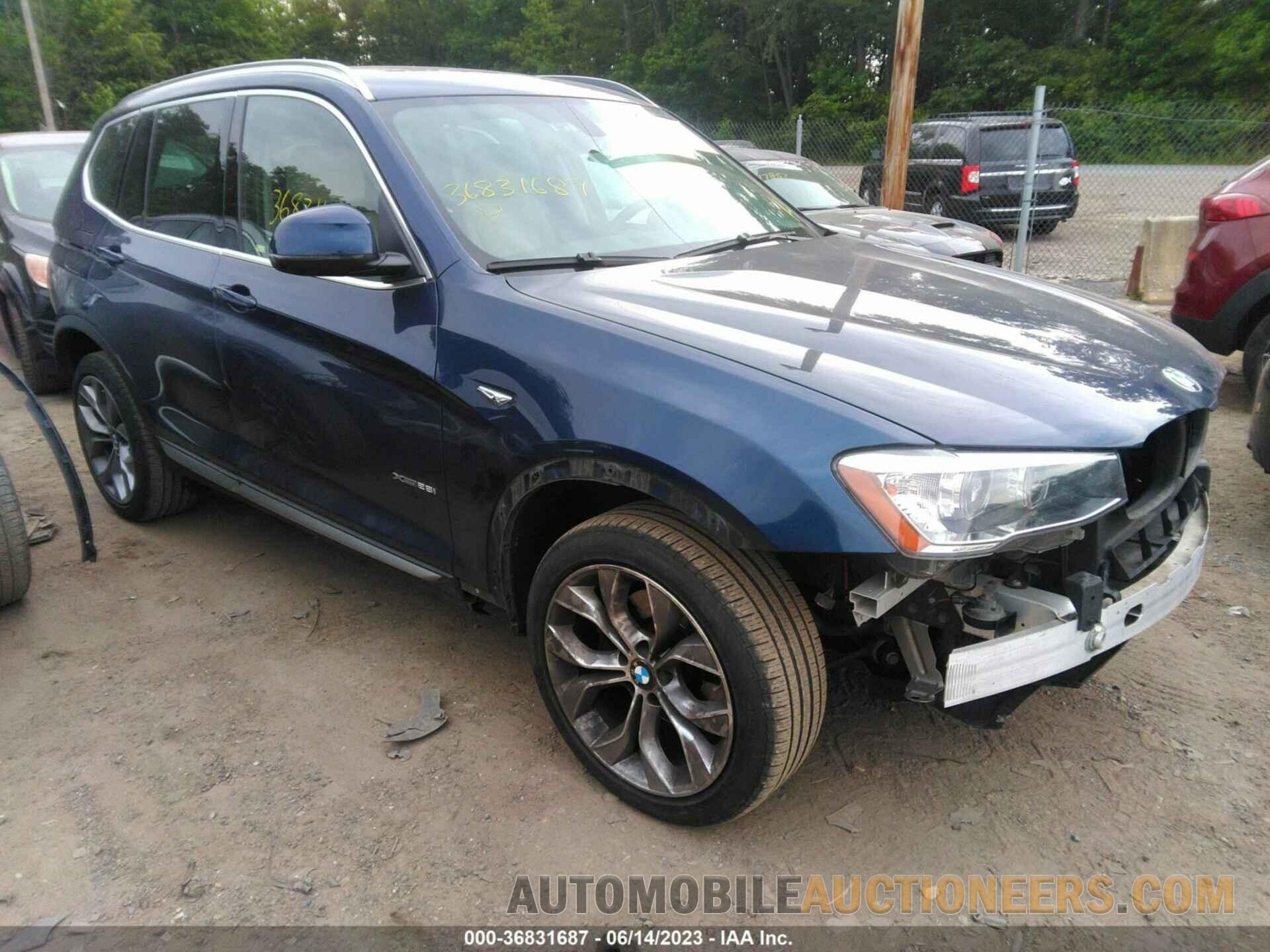 5UXWX9C50H0T07437 BMW X3 2017