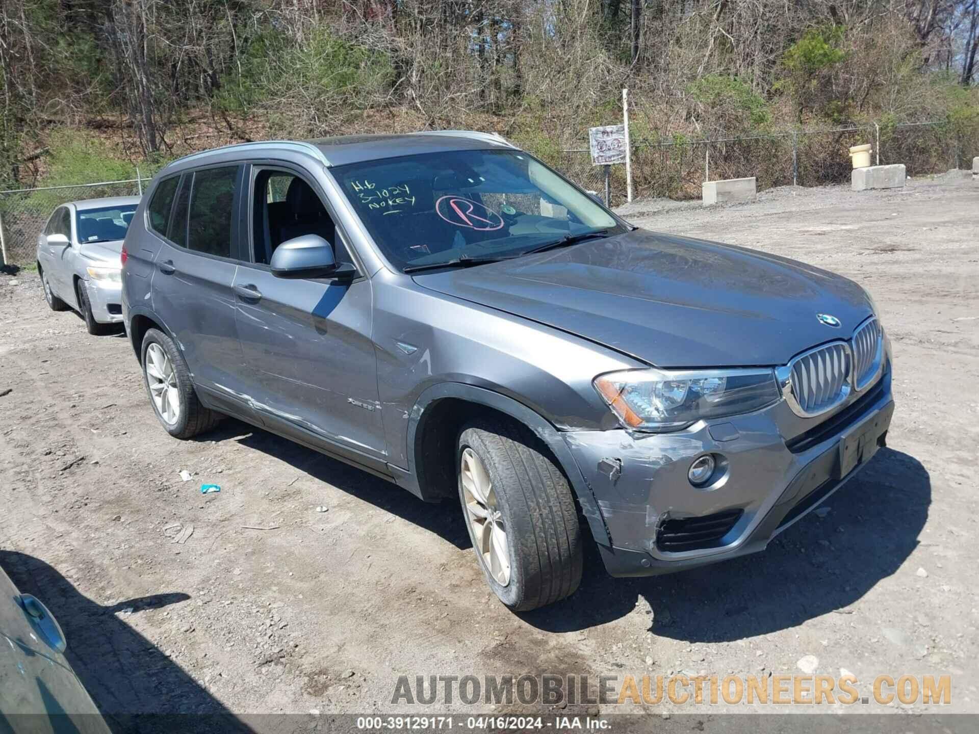 5UXWX9C50H0T12198 BMW X3 2017