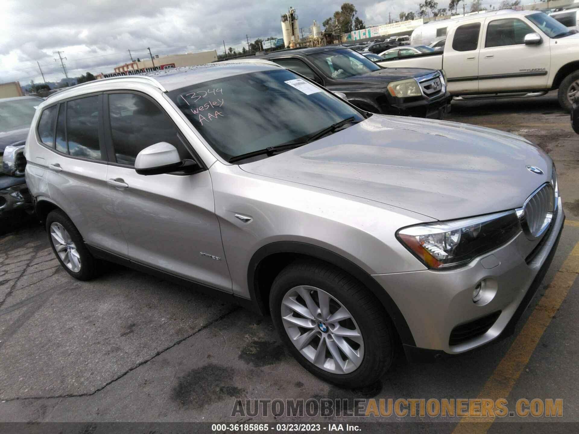 5UXWX9C50H0T12671 BMW X3 2017