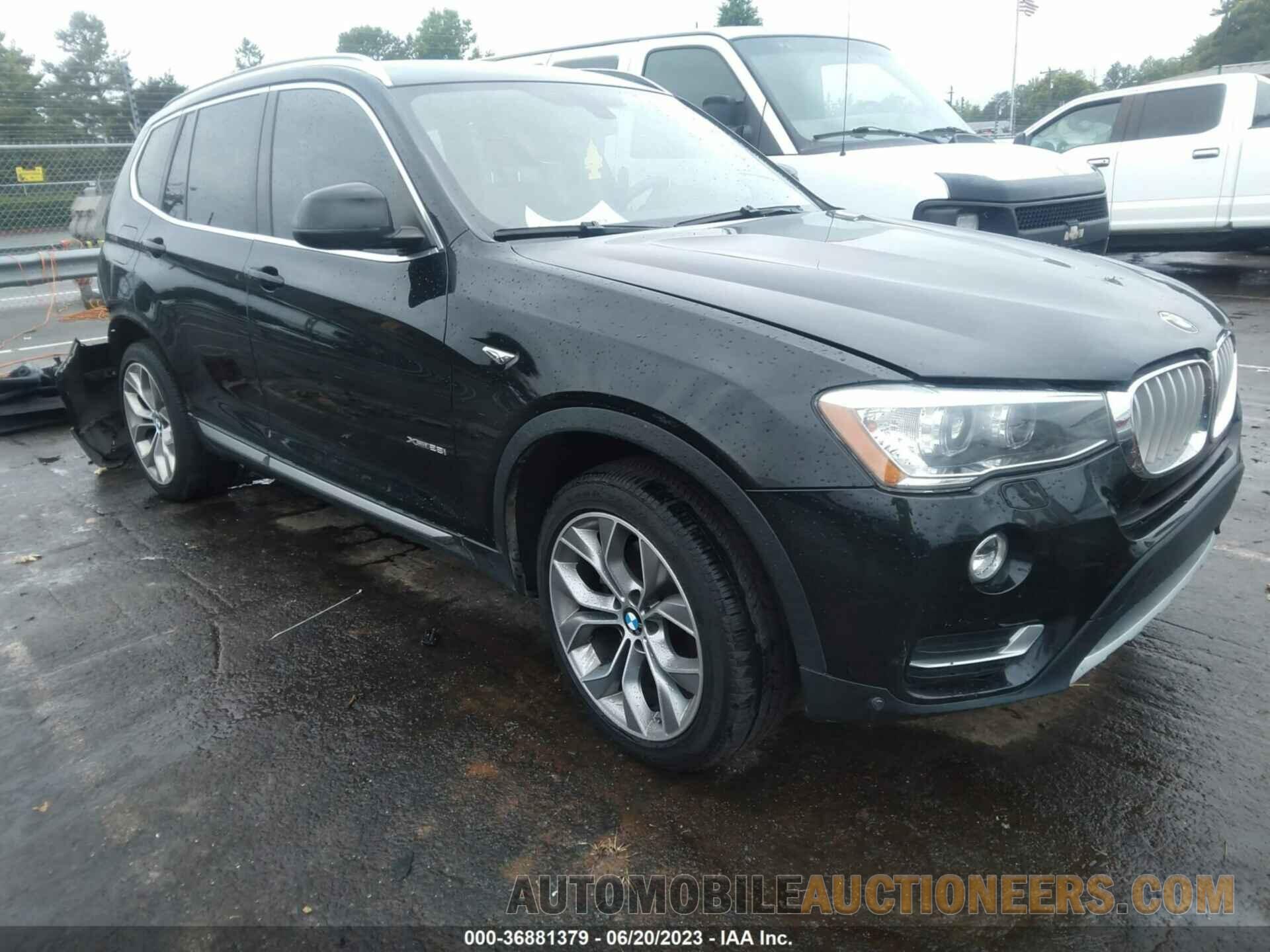 5UXWX9C50H0T14078 BMW X3 2017