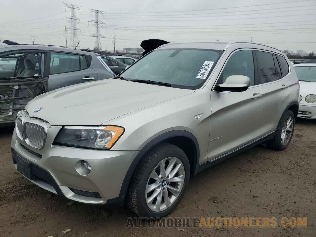 5UXWX9C51D0A09508 BMW X3 2013