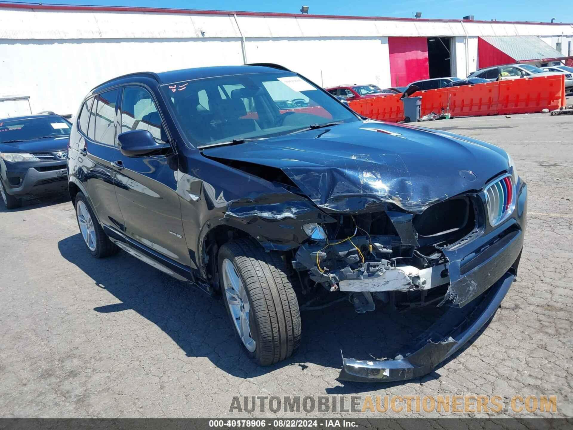 5UXWX9C51D0A30987 BMW X3 2013