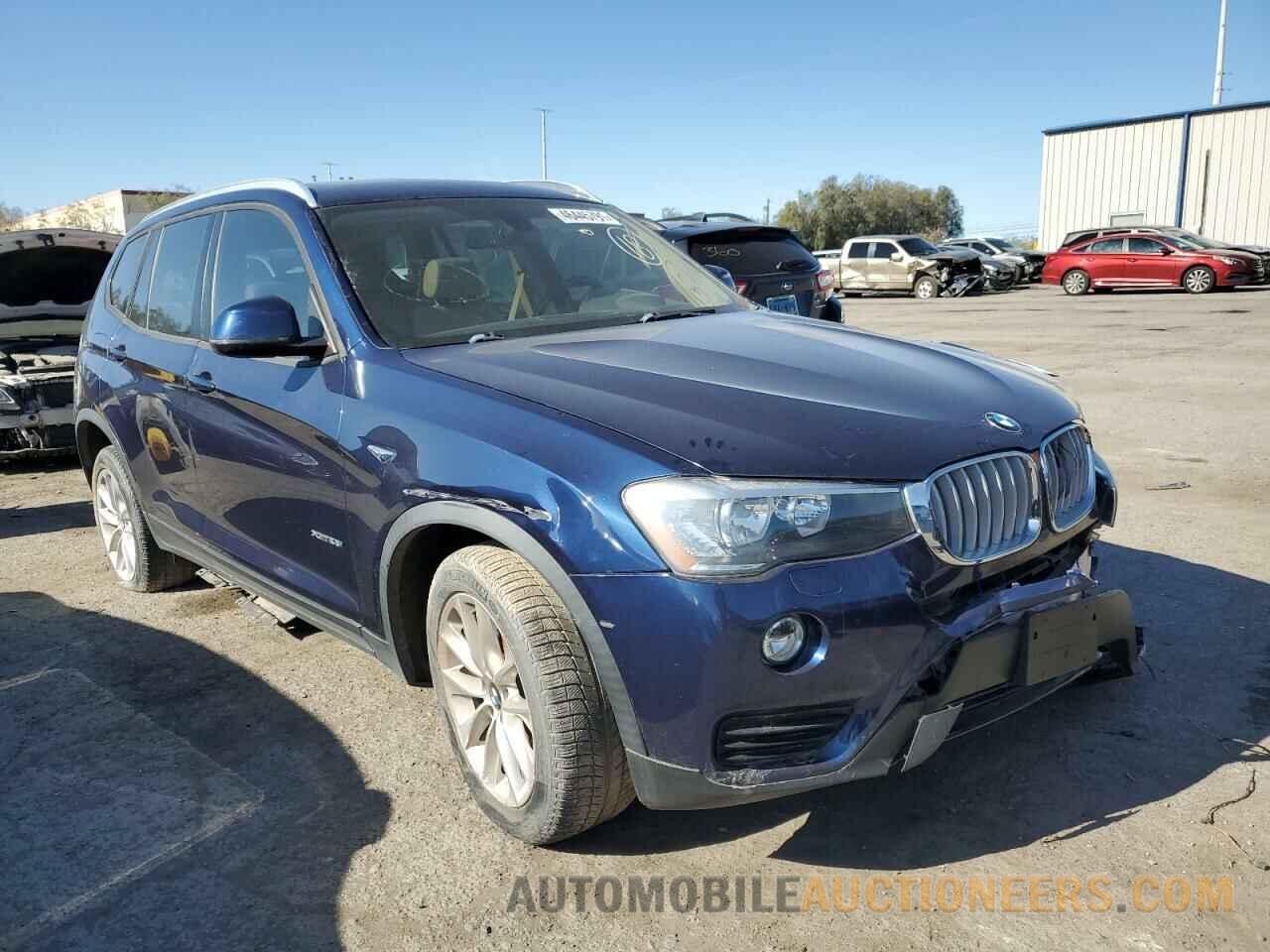 5UXWX9C51F0D47722 BMW X3 2015