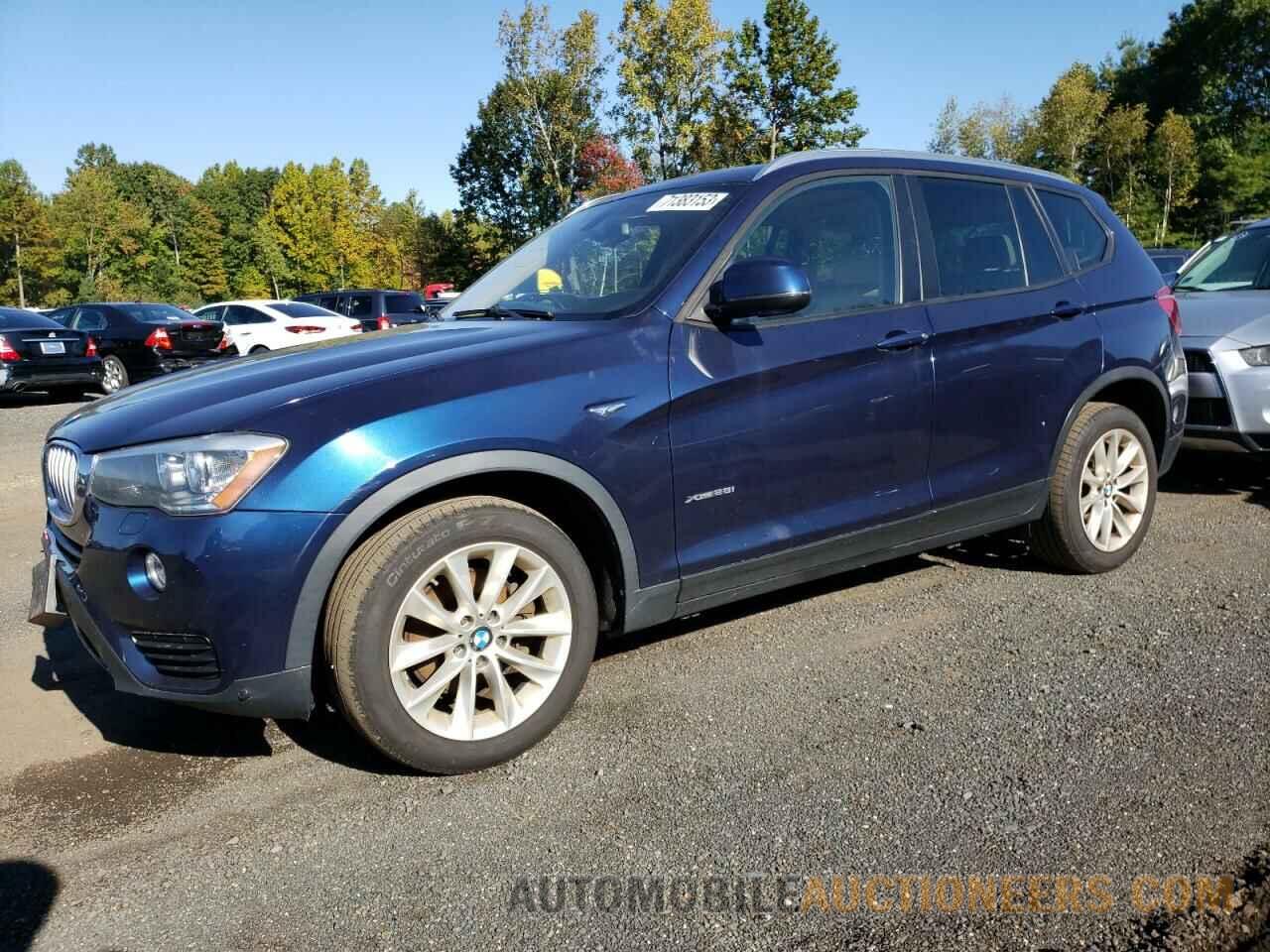 5UXWX9C51F0D50555 BMW X3 2015