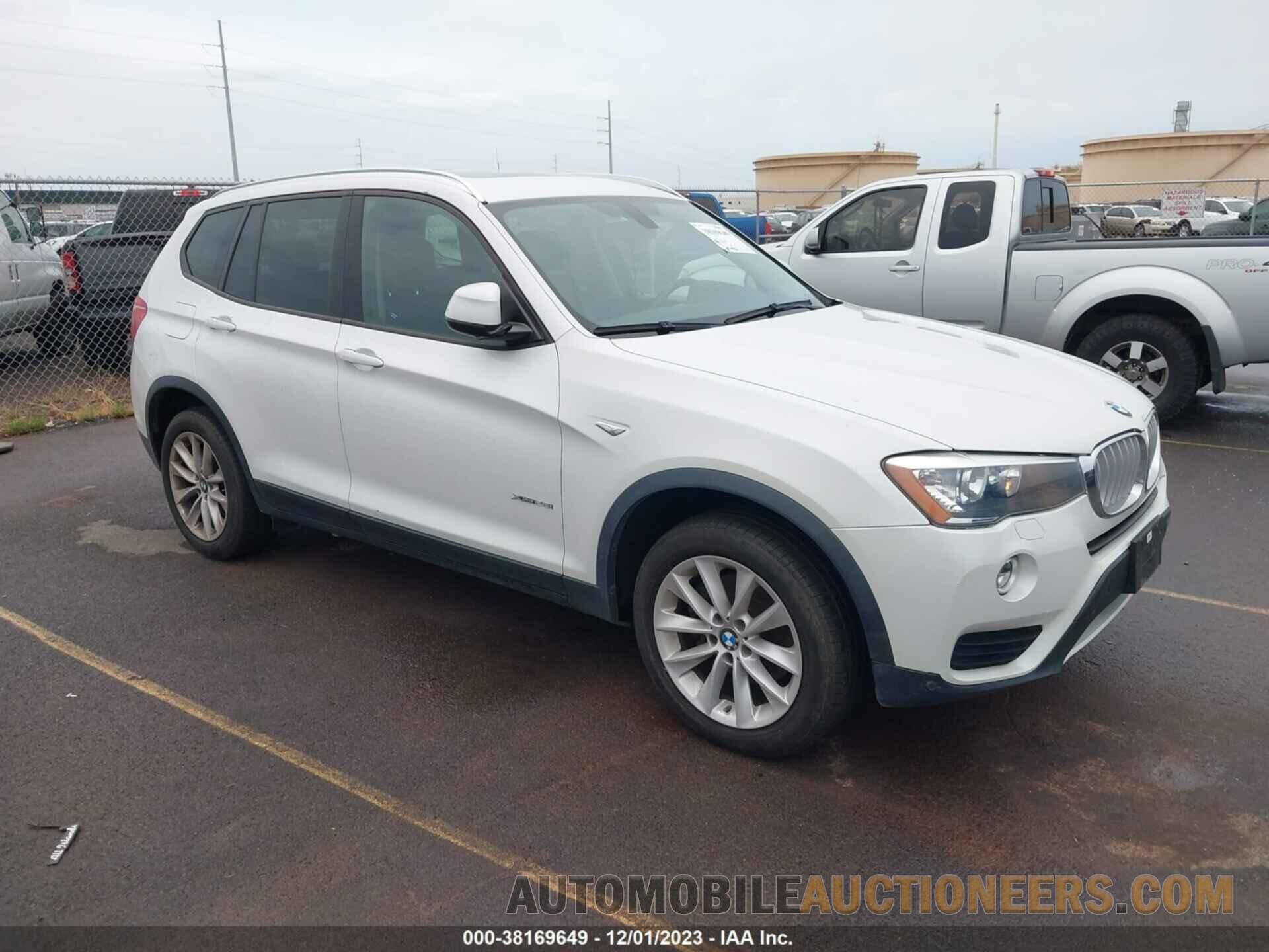 5UXWX9C51F0D57277 BMW X3 2015